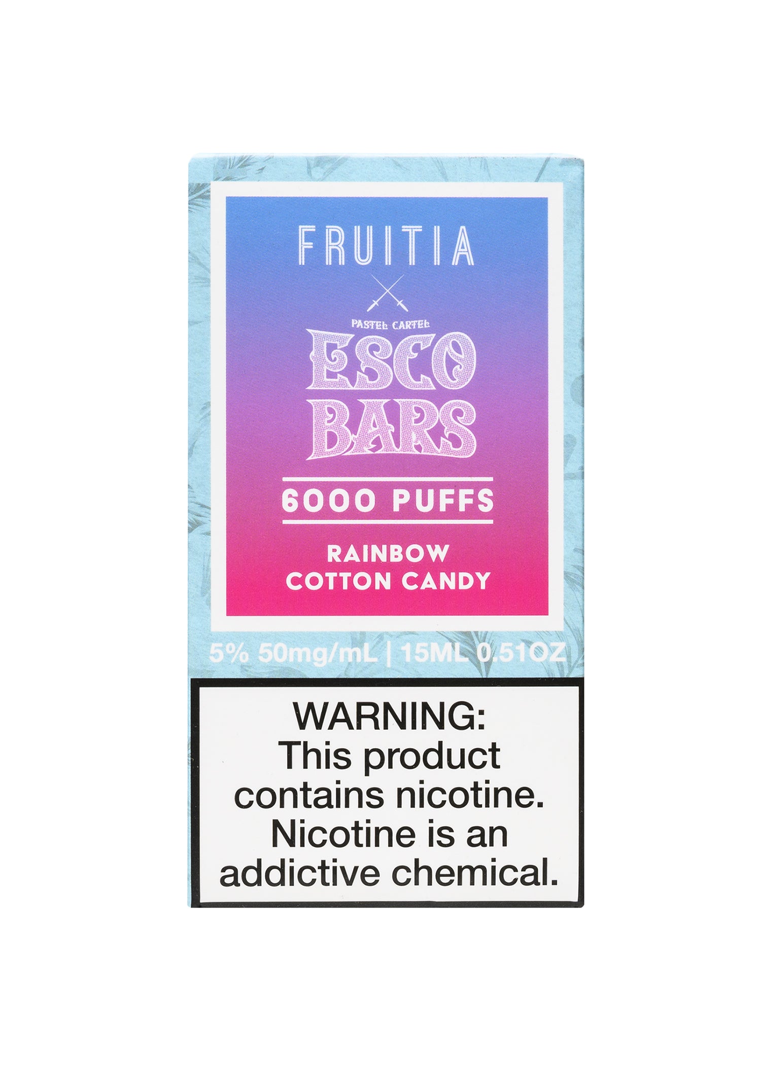 Esco Bars Mesh 6000 Rainbow Cotton Candy