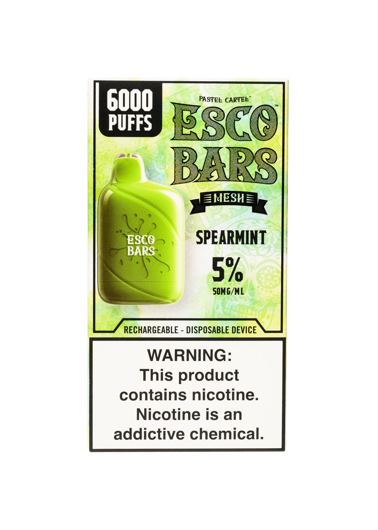 Esco Bars Mesh 6000 Spearmint