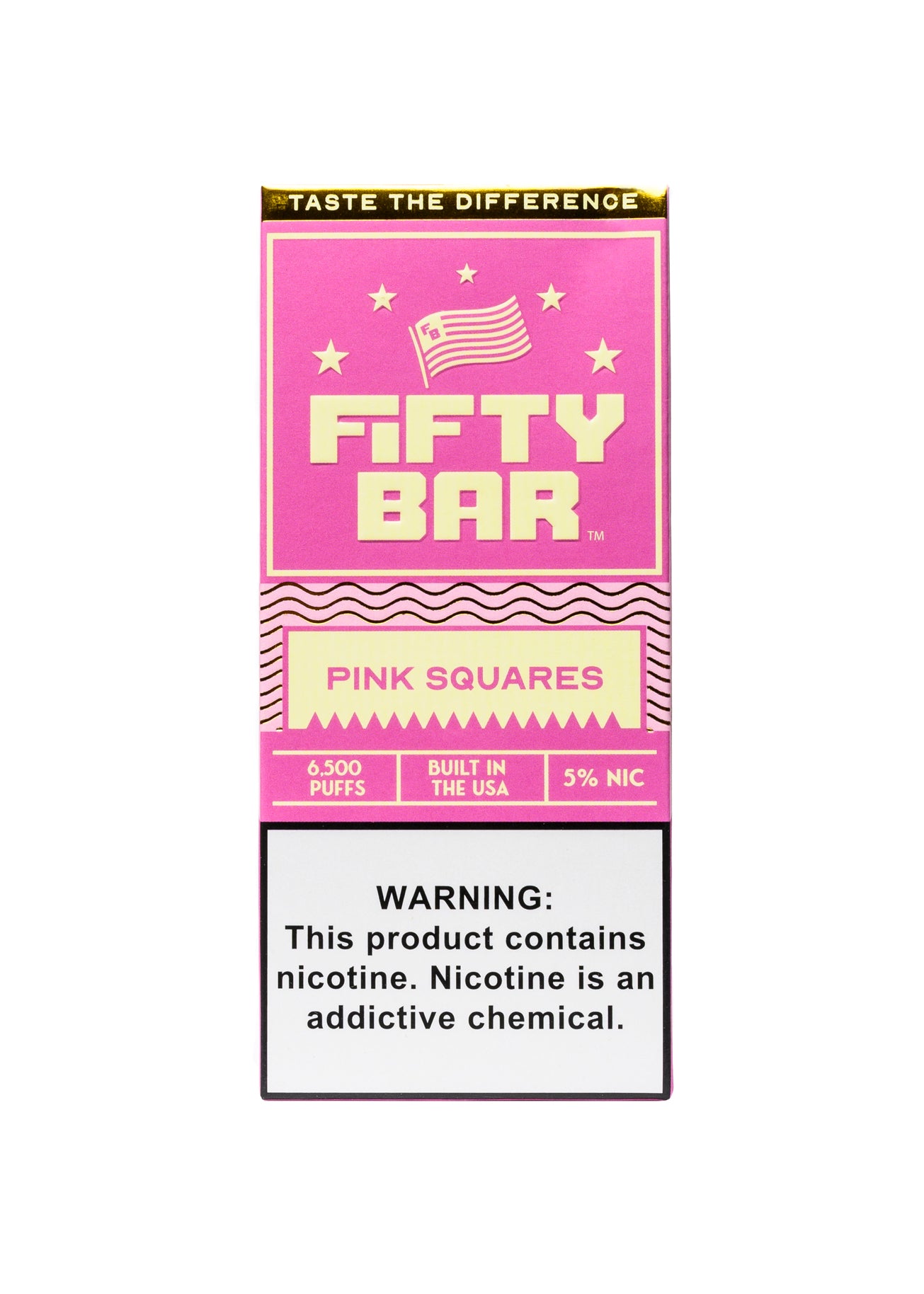 Fifty Bar 6500 Pink Squares