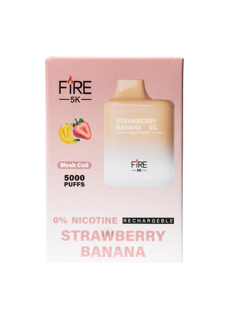 Fire ZERO 5000 Strawberry Banana 0%