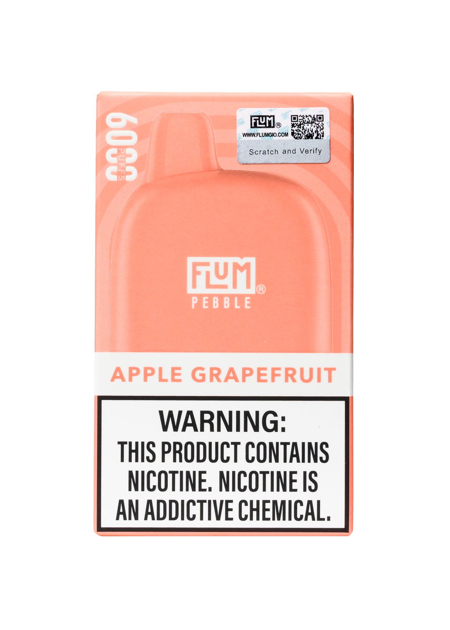 Flum Pebble 6000 Apple Grapefruit | GetPop Flum Pebble 6000 Apple Grapefruit | GetPop