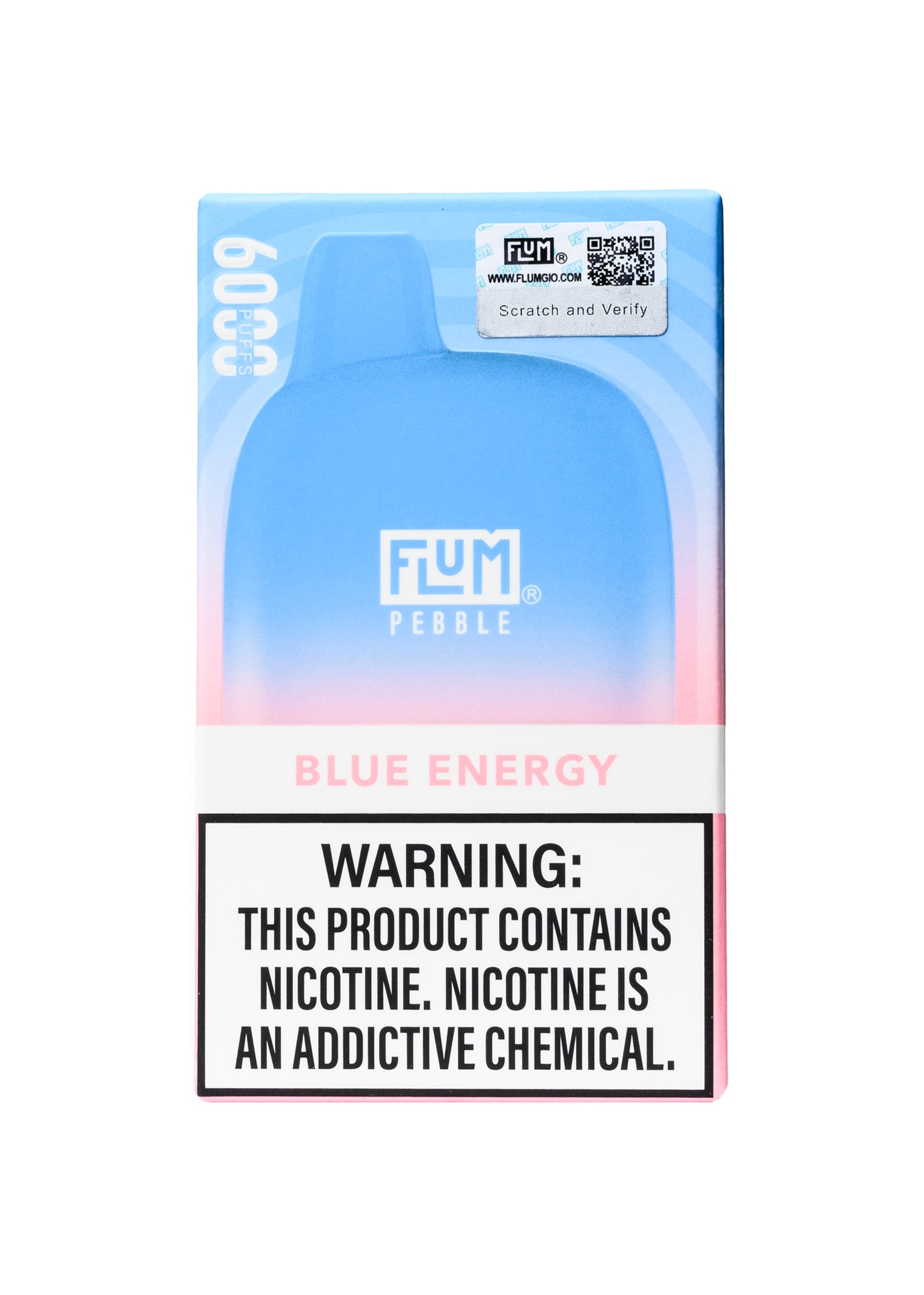 Flum Pebble 6000 Blue Energy | GetPop Flum Pebble 6000 Blue Energy | GetPop