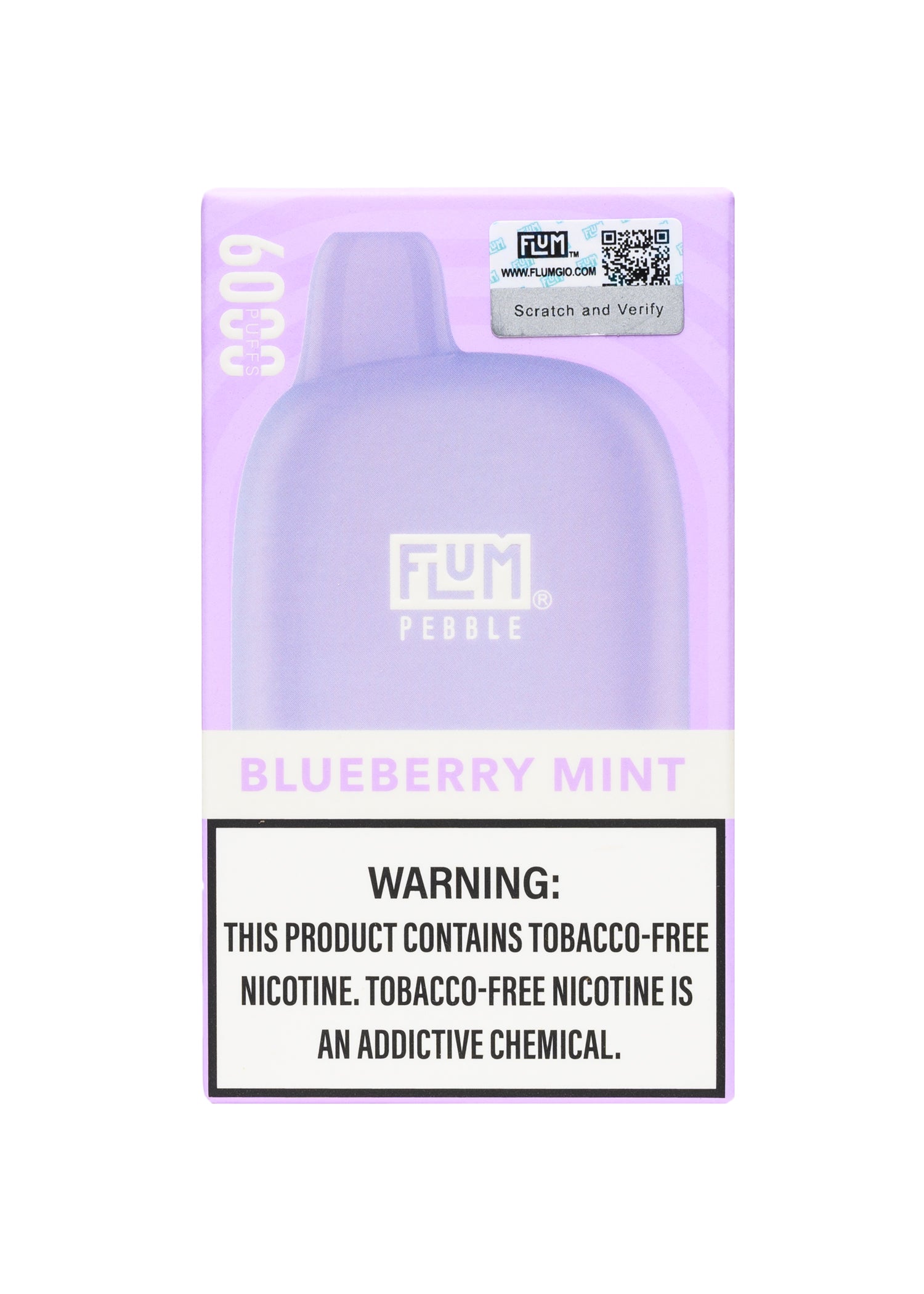 Flum Pebble 6000 Blueberry Mint