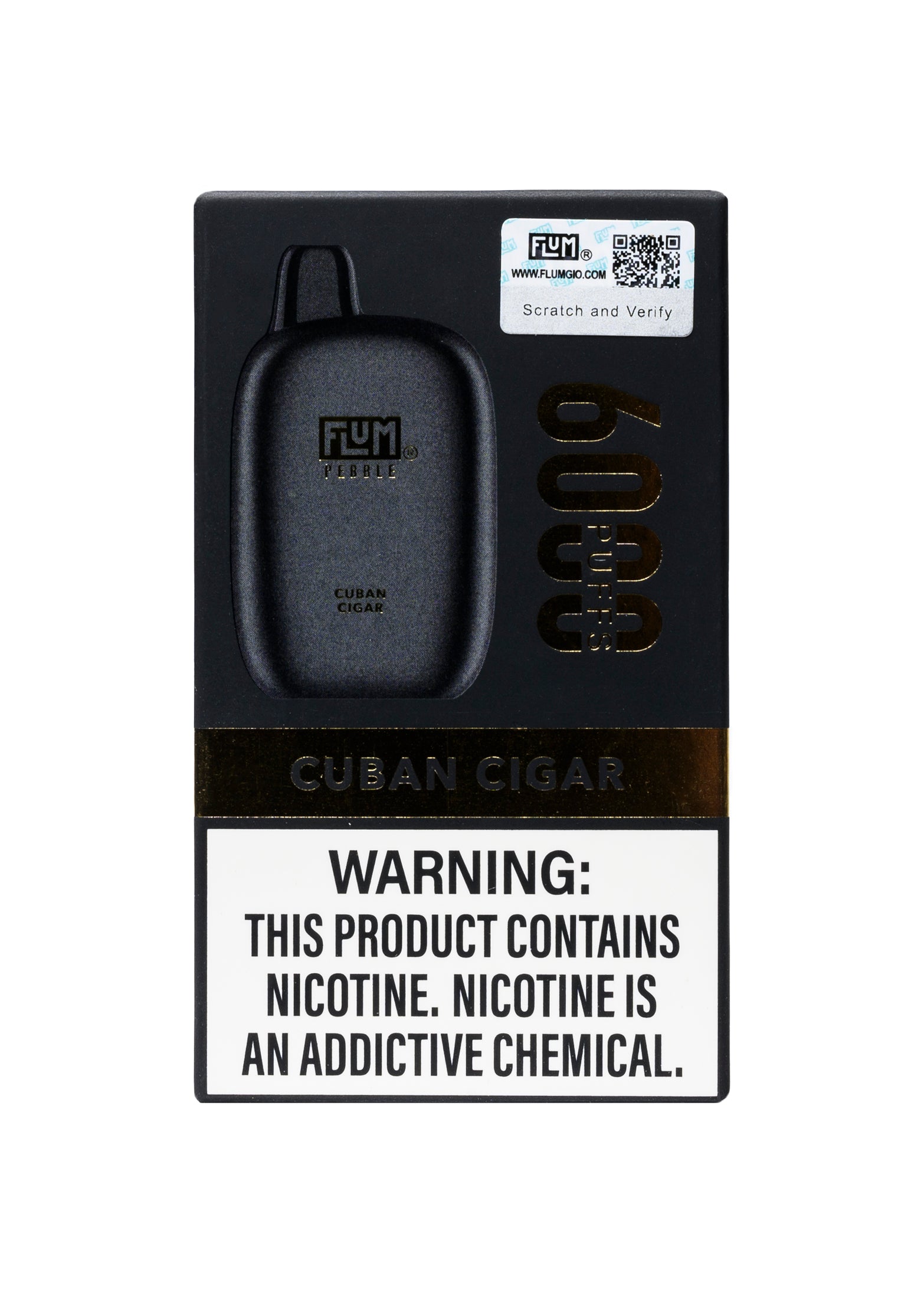 Flum Pebble 6000 Cuban Cigar | GetPop Flum Pebble 6000 Cuban Cigar | GetPop