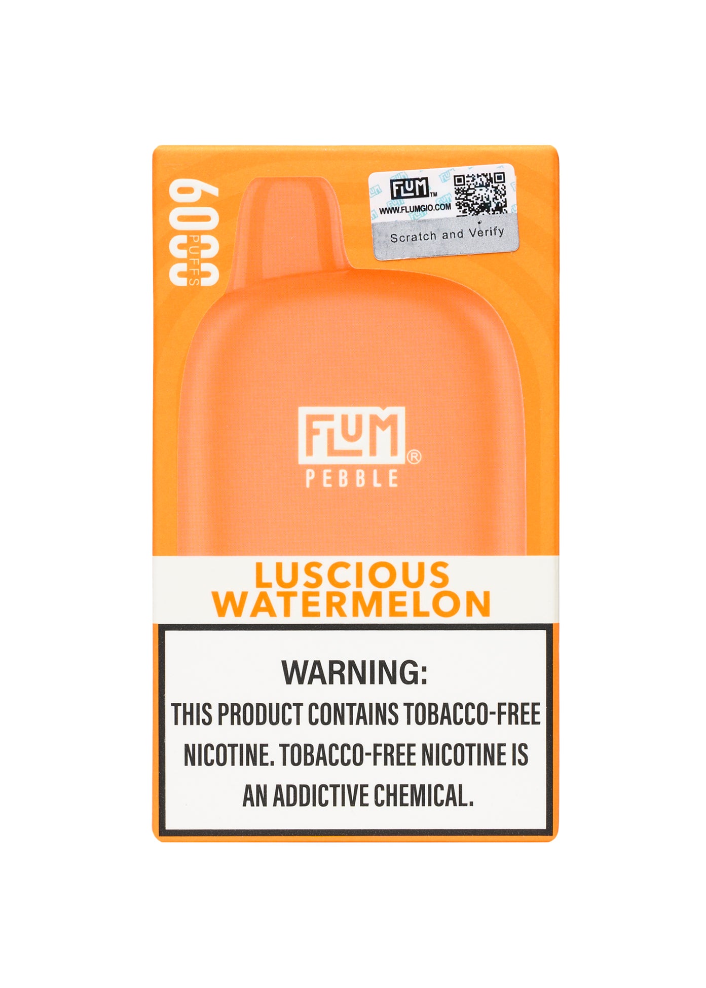 Flum Pebble 6000 Luscious Watermelon | GetPop Flum Pebble 6000 Luscious Watermelon | GetPop