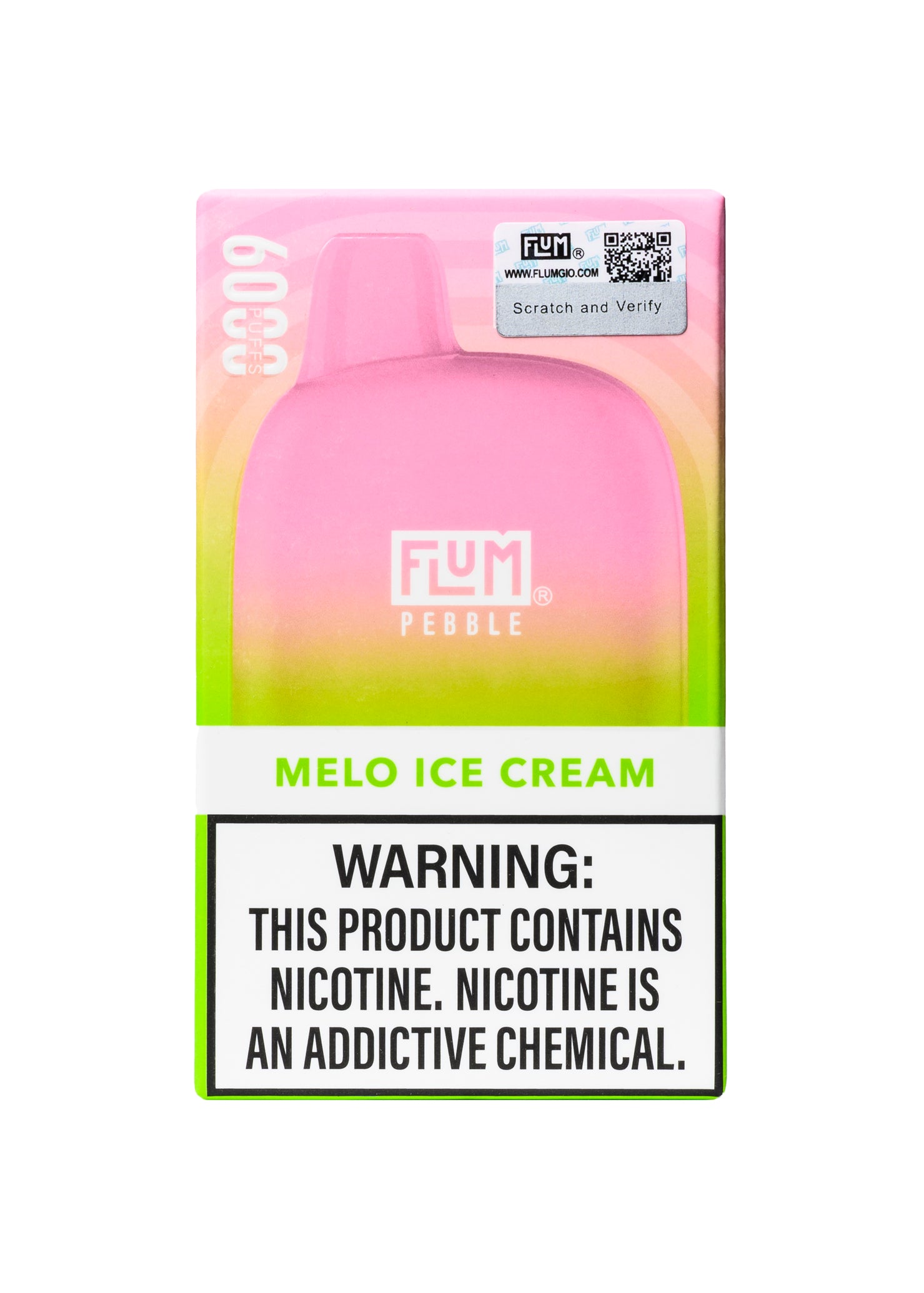 Flum Pebble 6000 Melo Ice Cream