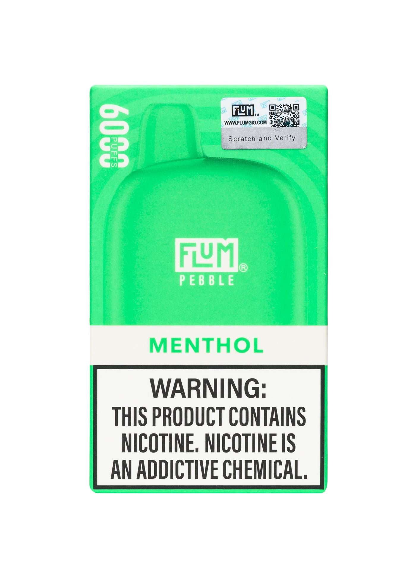 Flum Pebble 6000 Menthol | GetPop Flum Pebble 6000 Menthol | GetPop