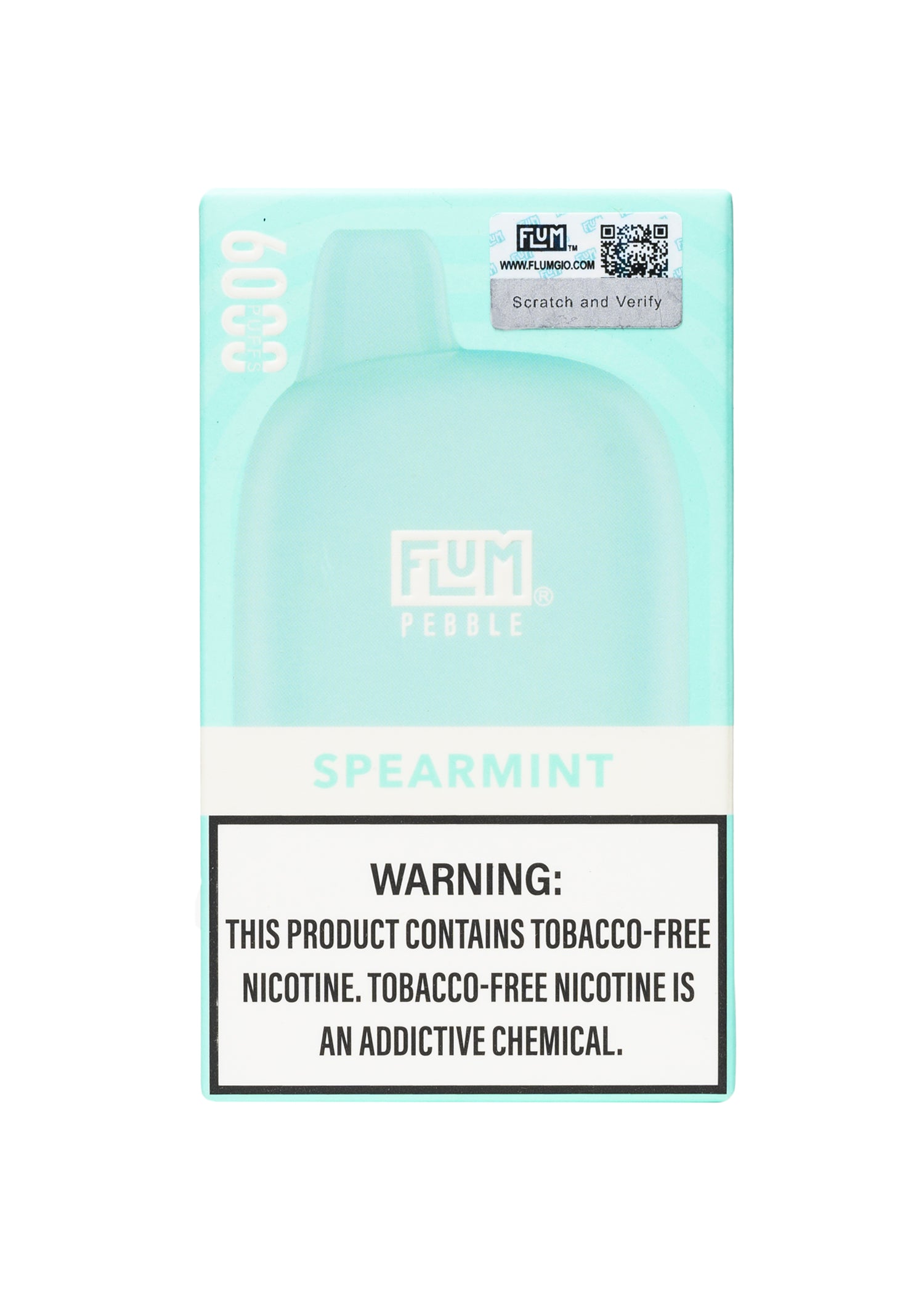 Flum Pebble 6000 Spearmint | GetPop Flum Pebble 6000 Spearmint | GetPop