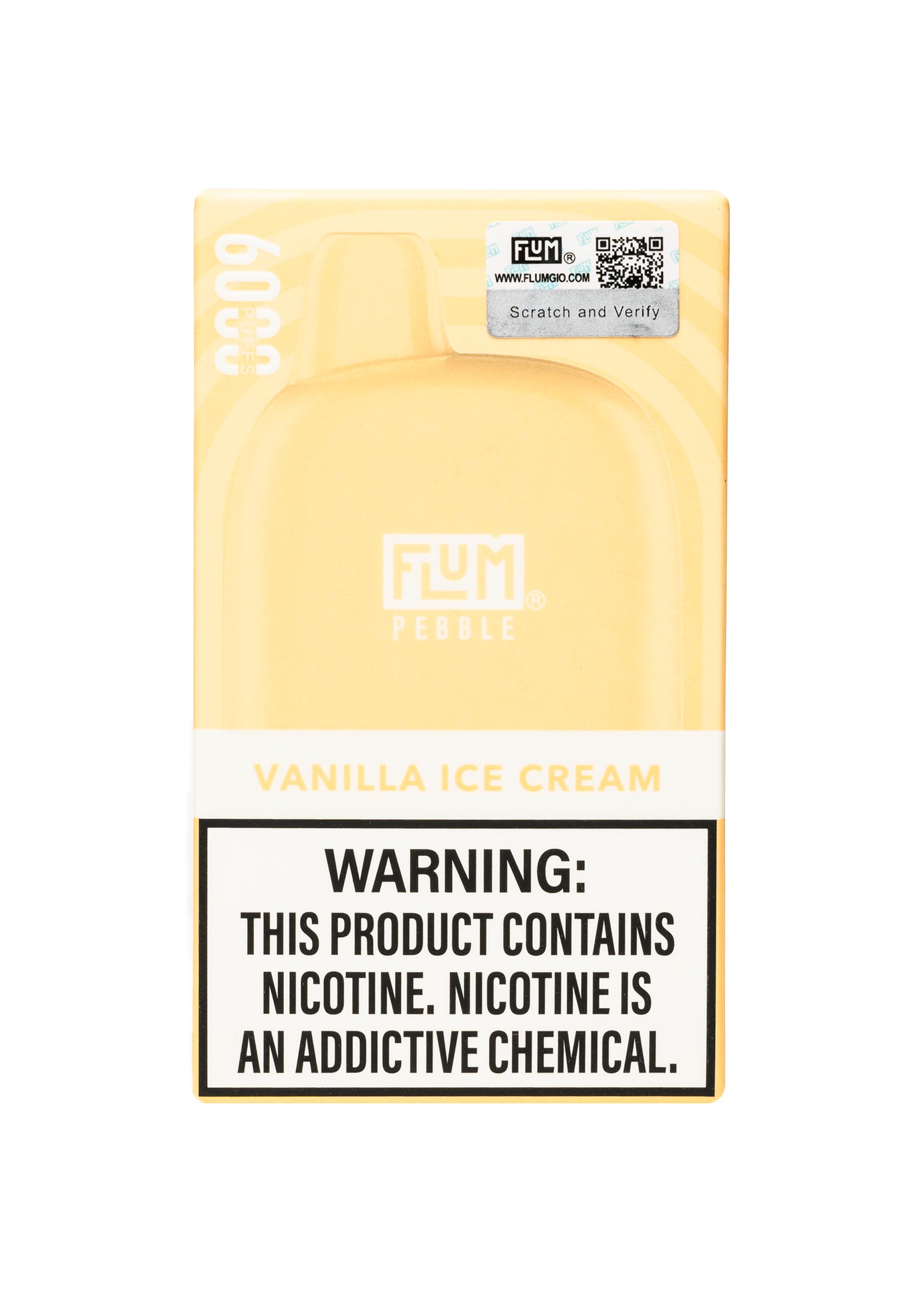 Flum Pebble 6000 Vanilla Ice Cream