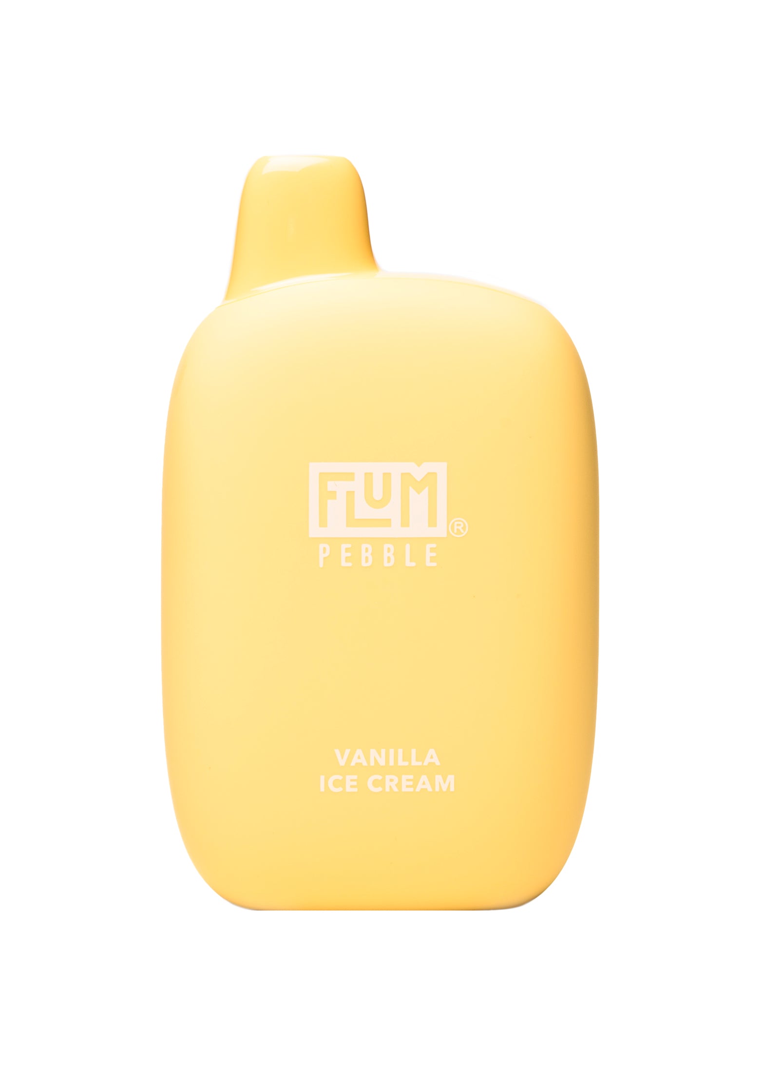 Flum Pebble 6000 Vanilla Ice Cream | GetPop Flum Pebble 6000 Vanilla Ice Cream | GetPop