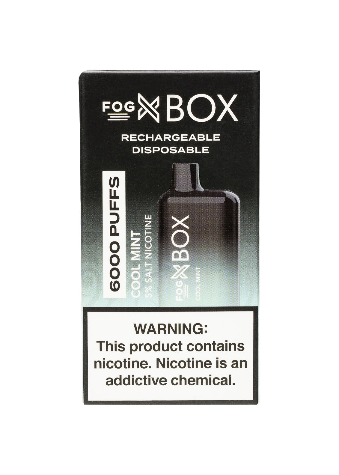 Fog X Box 6000 Cool Mint | GetPop Fog X Box 6000 Cool Mint | GetPop