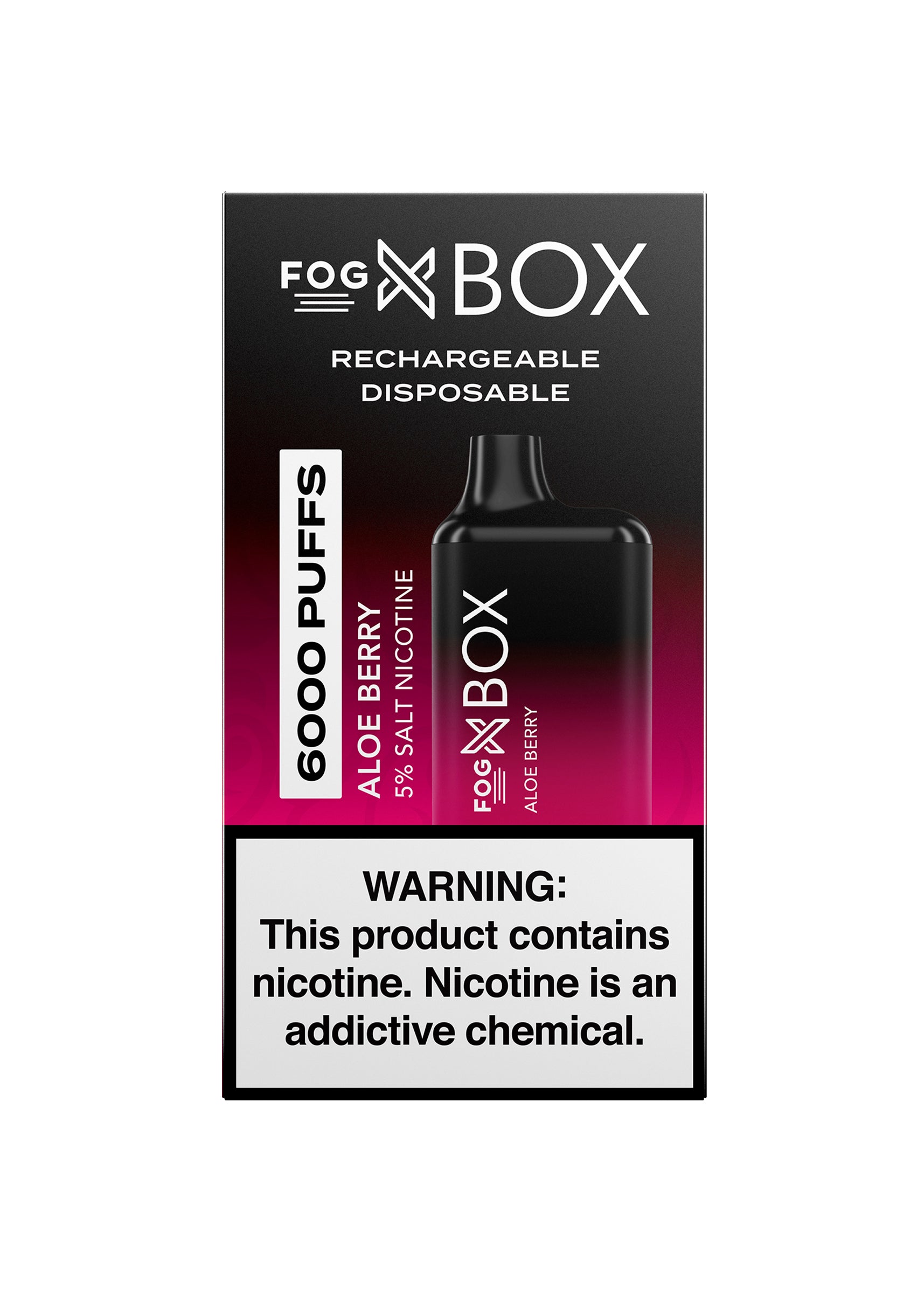 Fog X Box 6000 Aloe Berry