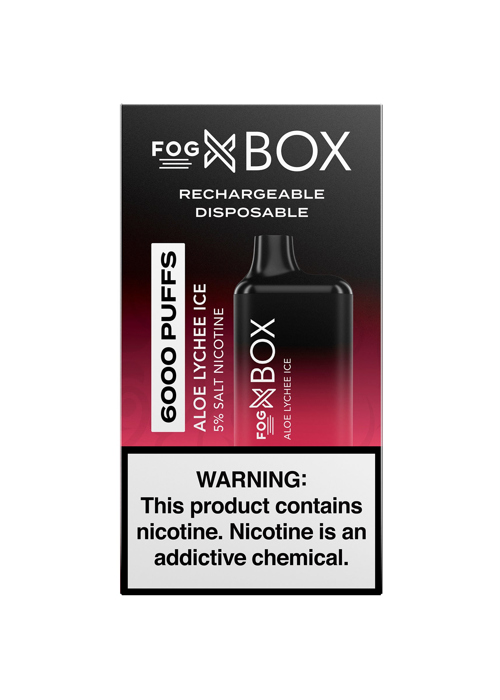 Fog X Box 6000 Aloe Lychee Ice