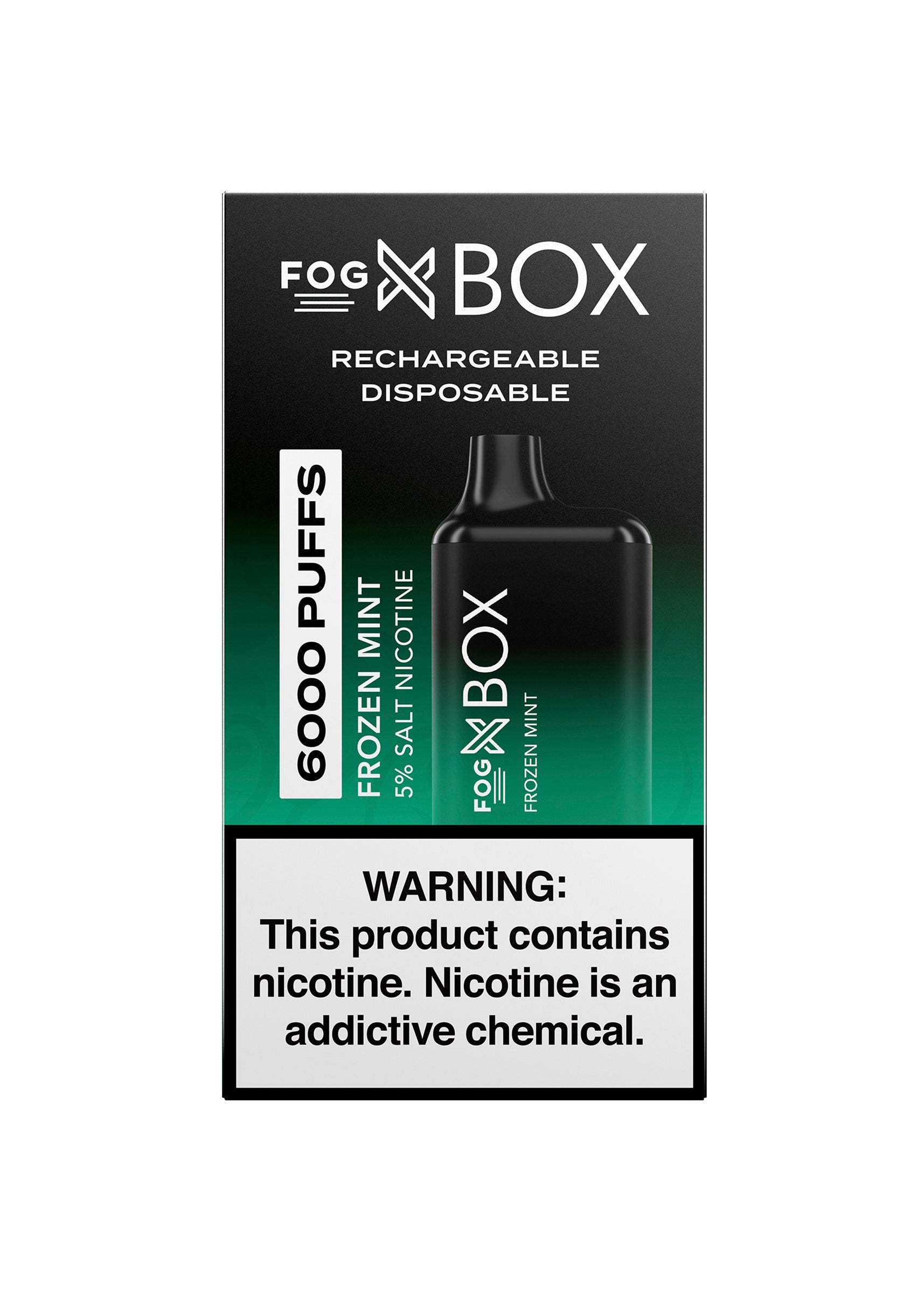 Fog X Box 6000 Frozen Mint