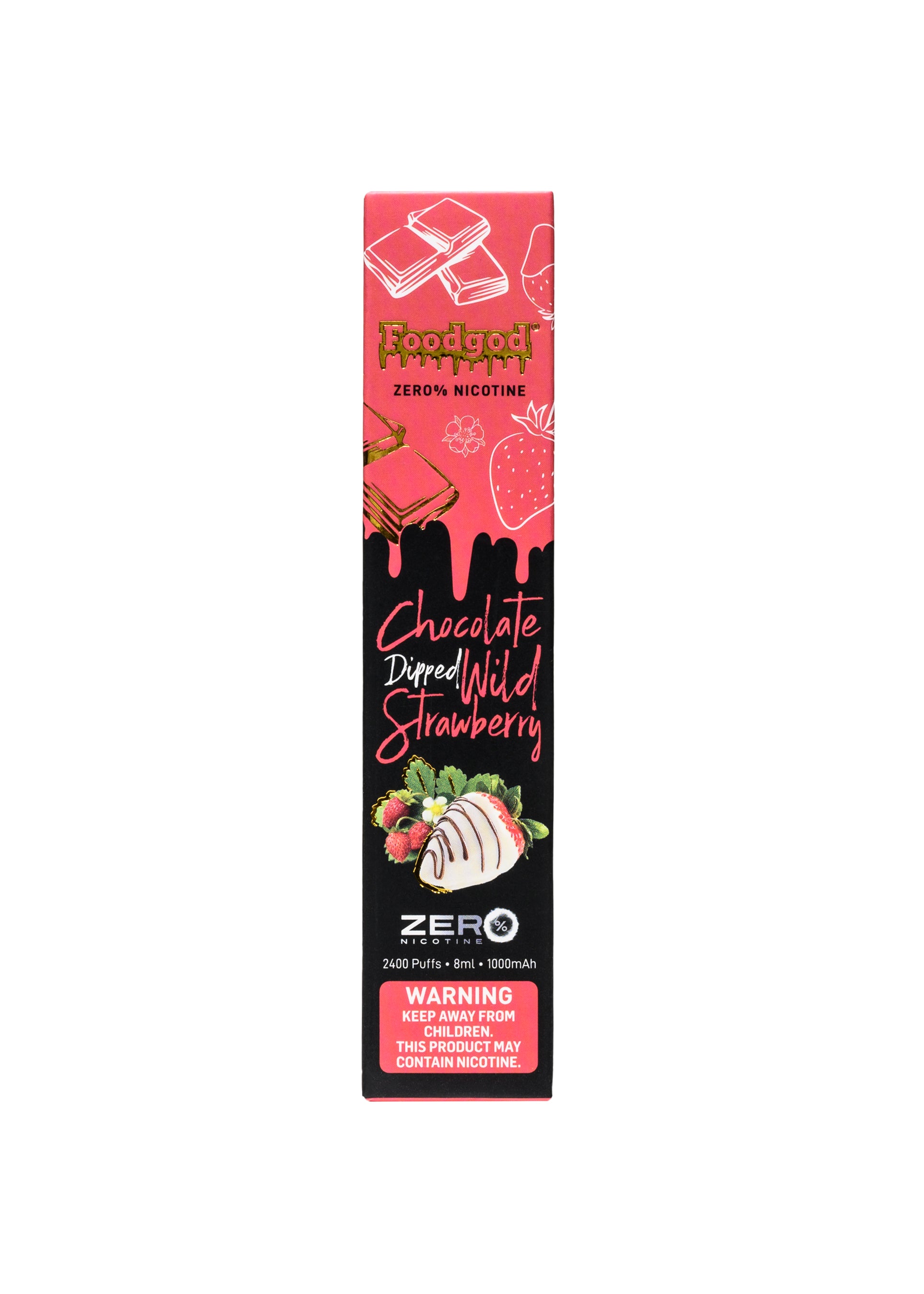 Foodgod Zero Chocolate Dipped Wild Strawberry 0%