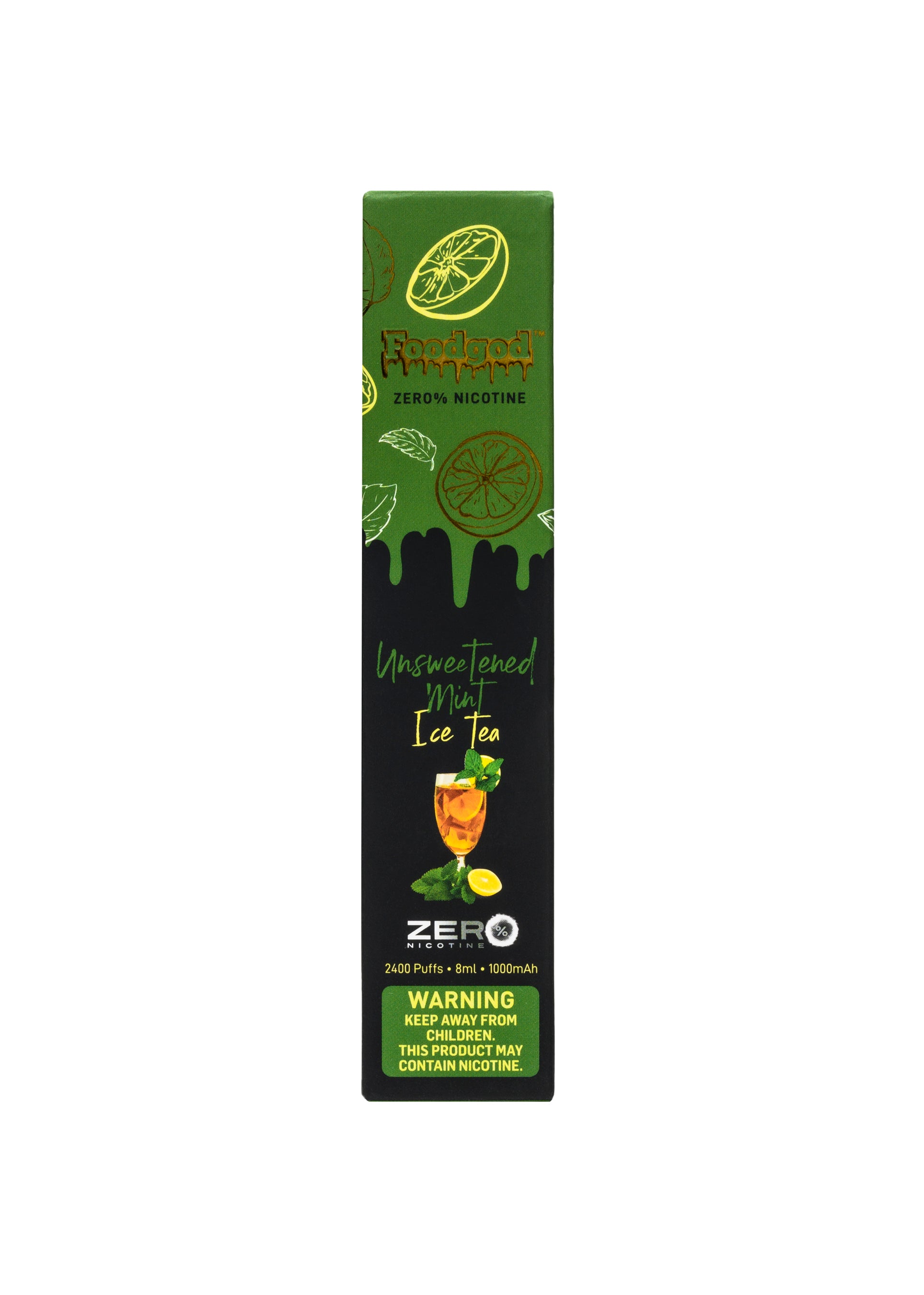 Foodgod Zero Unsweetened Mint Ice Tea 0%