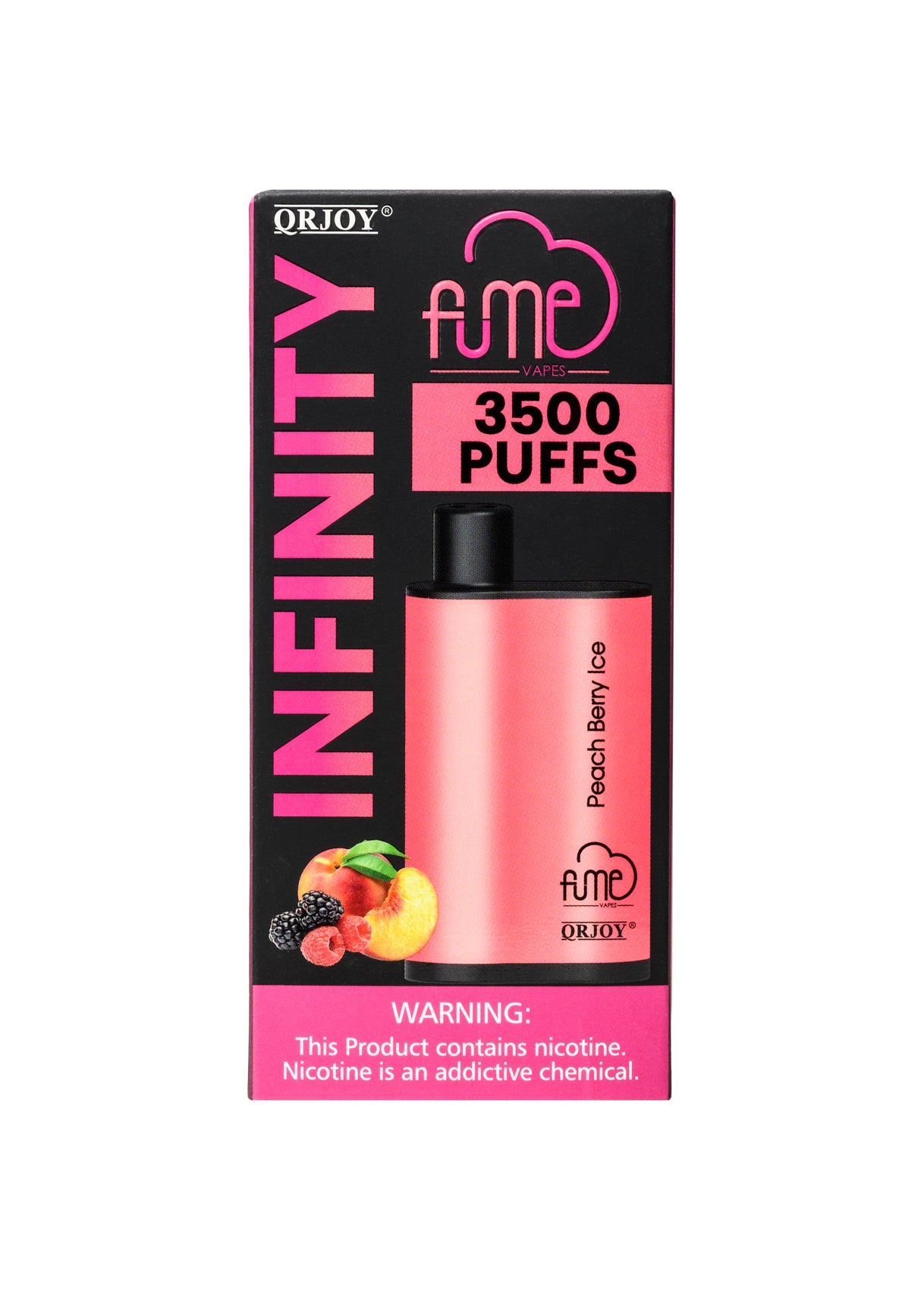 Fume Infinity 3500 Peach Berry Ice | GetPop