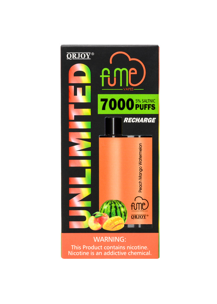 Fume Unlimited 7000 Peach Mango Watermelon | GetPop