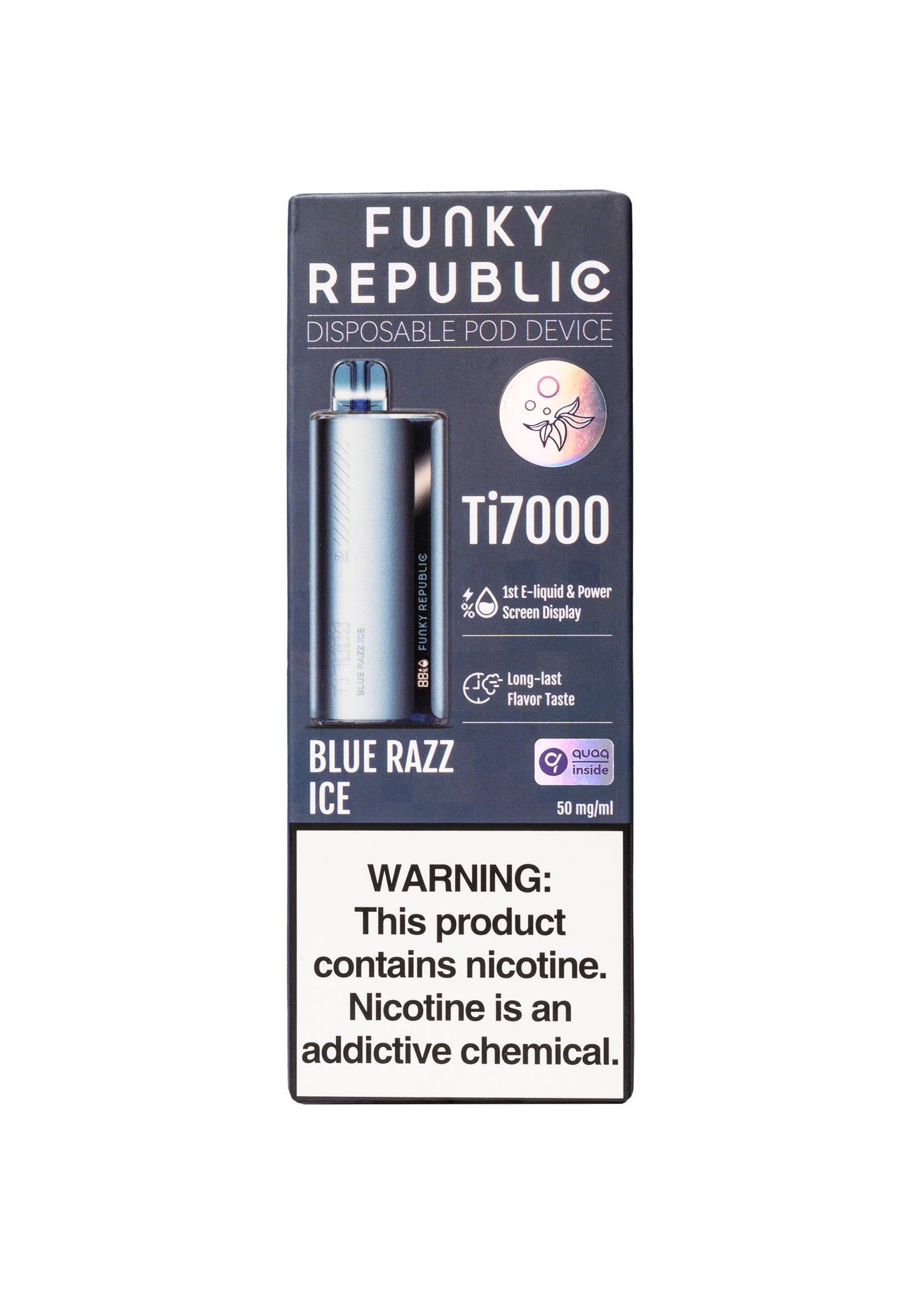 Funky Republic Ti7000 Blue Razz Ice