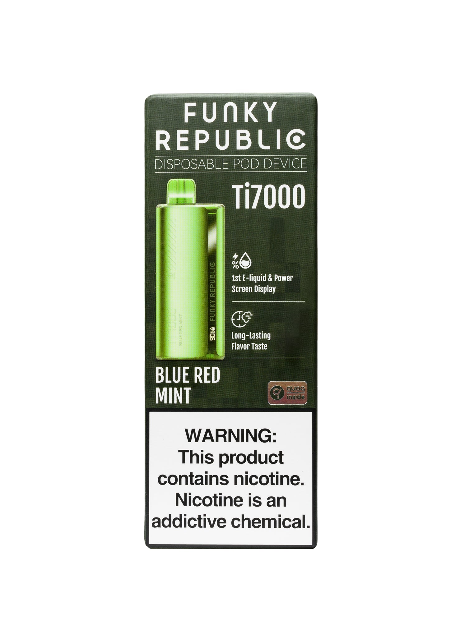 Funky Republic Ti7000 Blue Red Mint