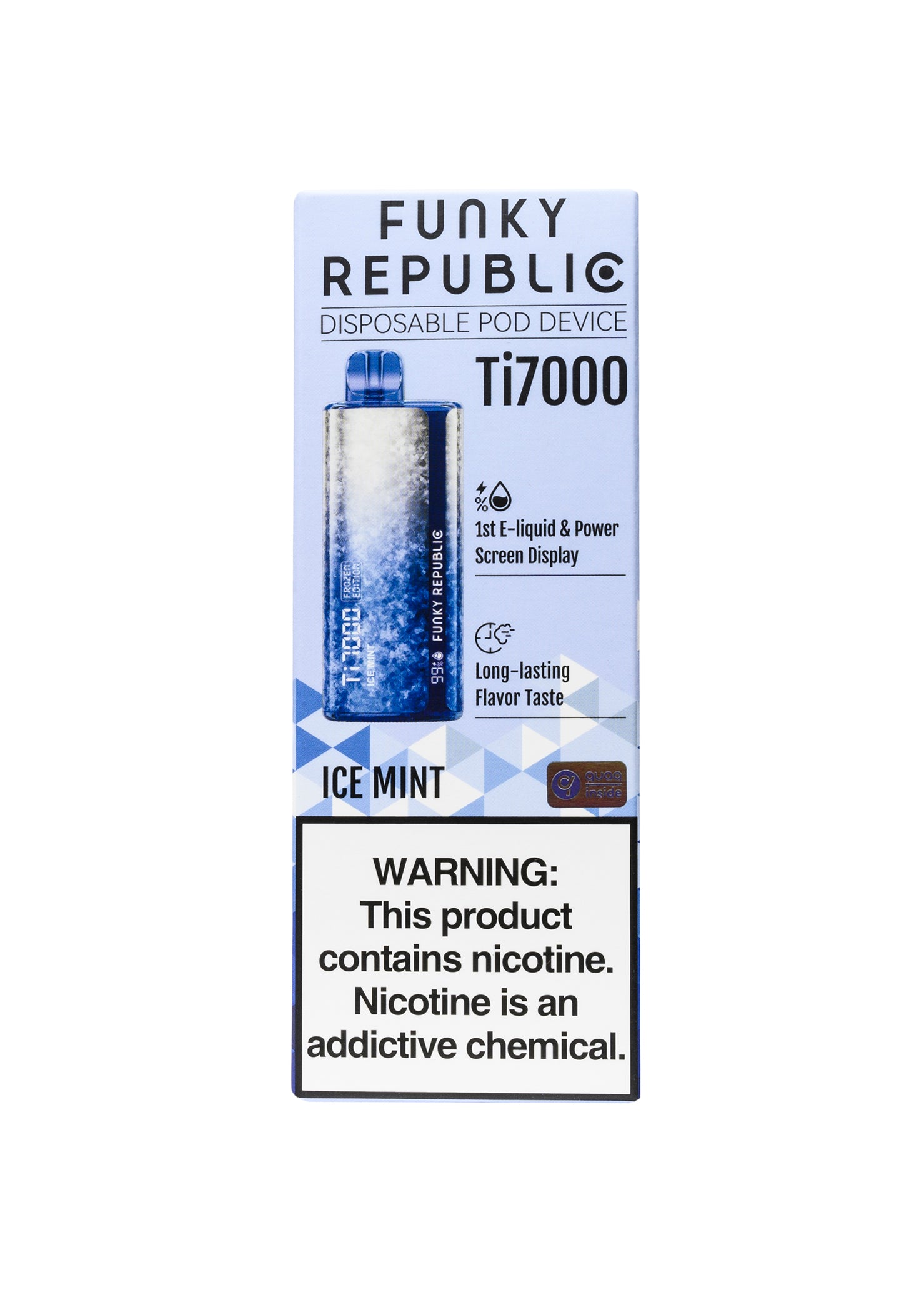 Funky Republic Ti7000 Ice Mint | GetPop Funky Republic Ti7000 Ice Mint | GetPop