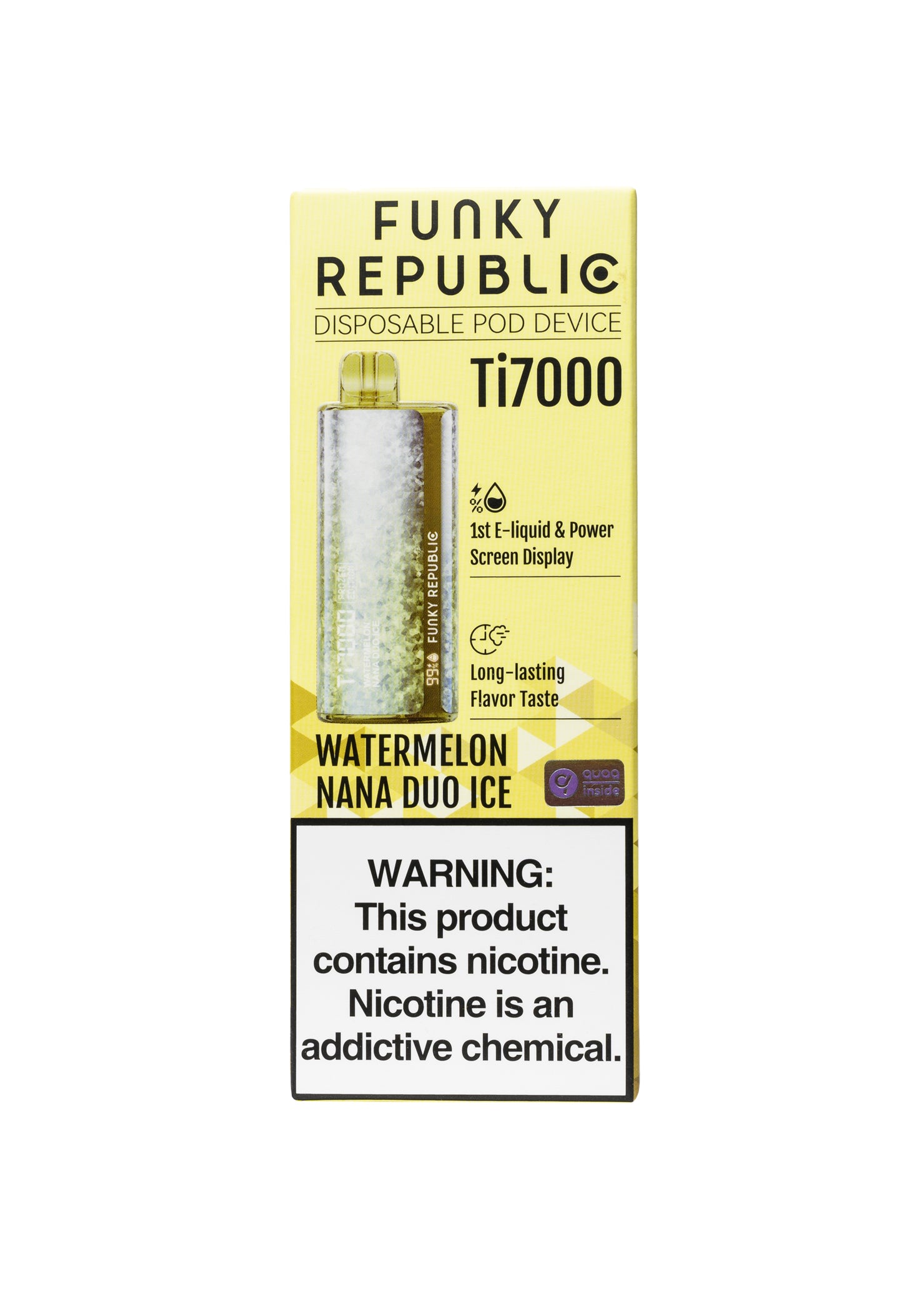 Funky Republic Ti7000 Watermelon Nana Duo Ice | GetPop Funky Republic Ti7000 Watermelon Nana Duo Ice | GetPop