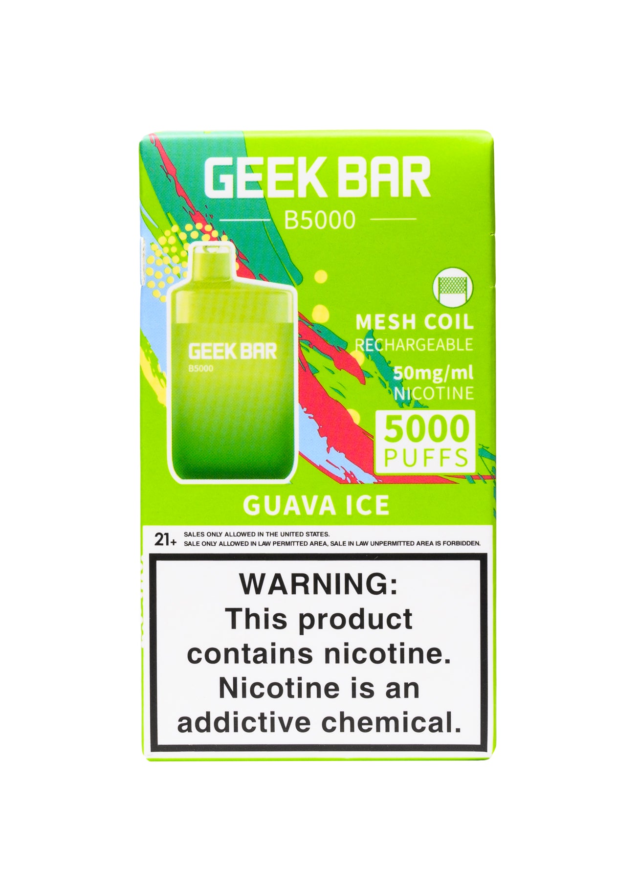 Geek Bar B5000 Guava Ice | GetPop Geek Bar B5000 Guava Ice | GetPop