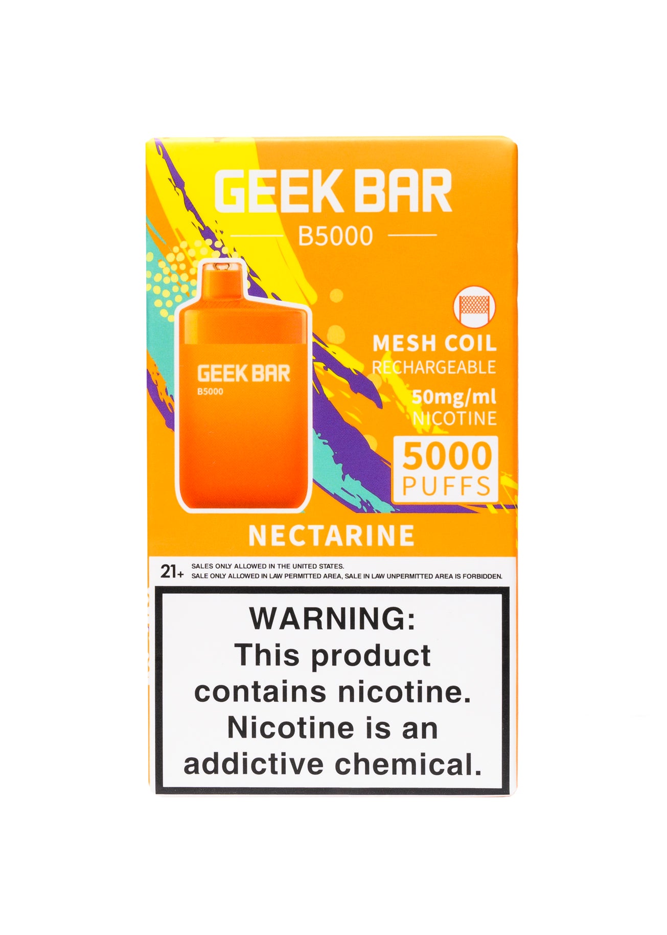 Geek Bar B5000 Nectarine | GetPop Geek Bar B5000 Nectarine | GetPop