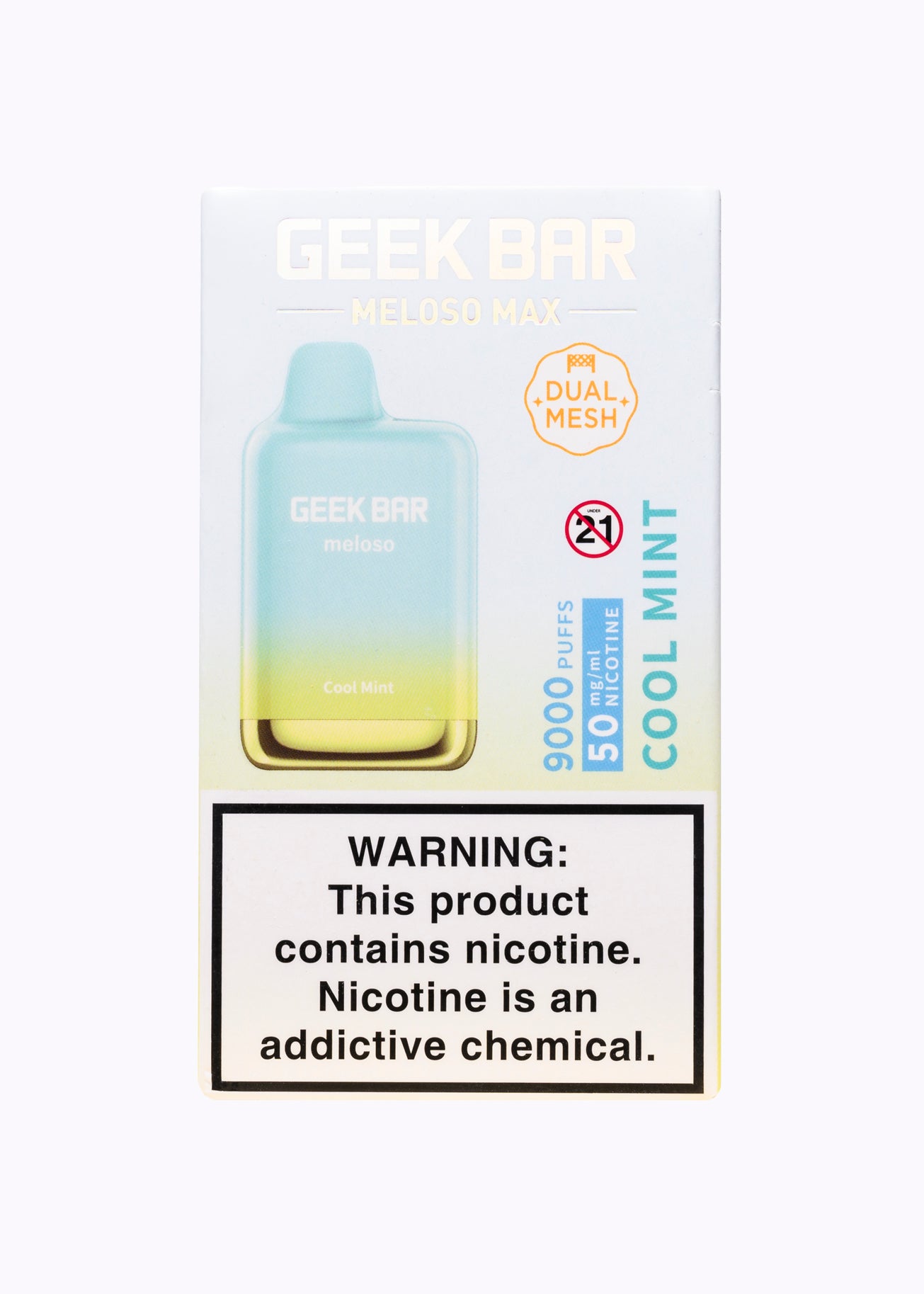 Geek Bar Meloso Max 9000 Cool Mint | GetPop Geek Bar Meloso Max 9000 Cool Mint | GetPop