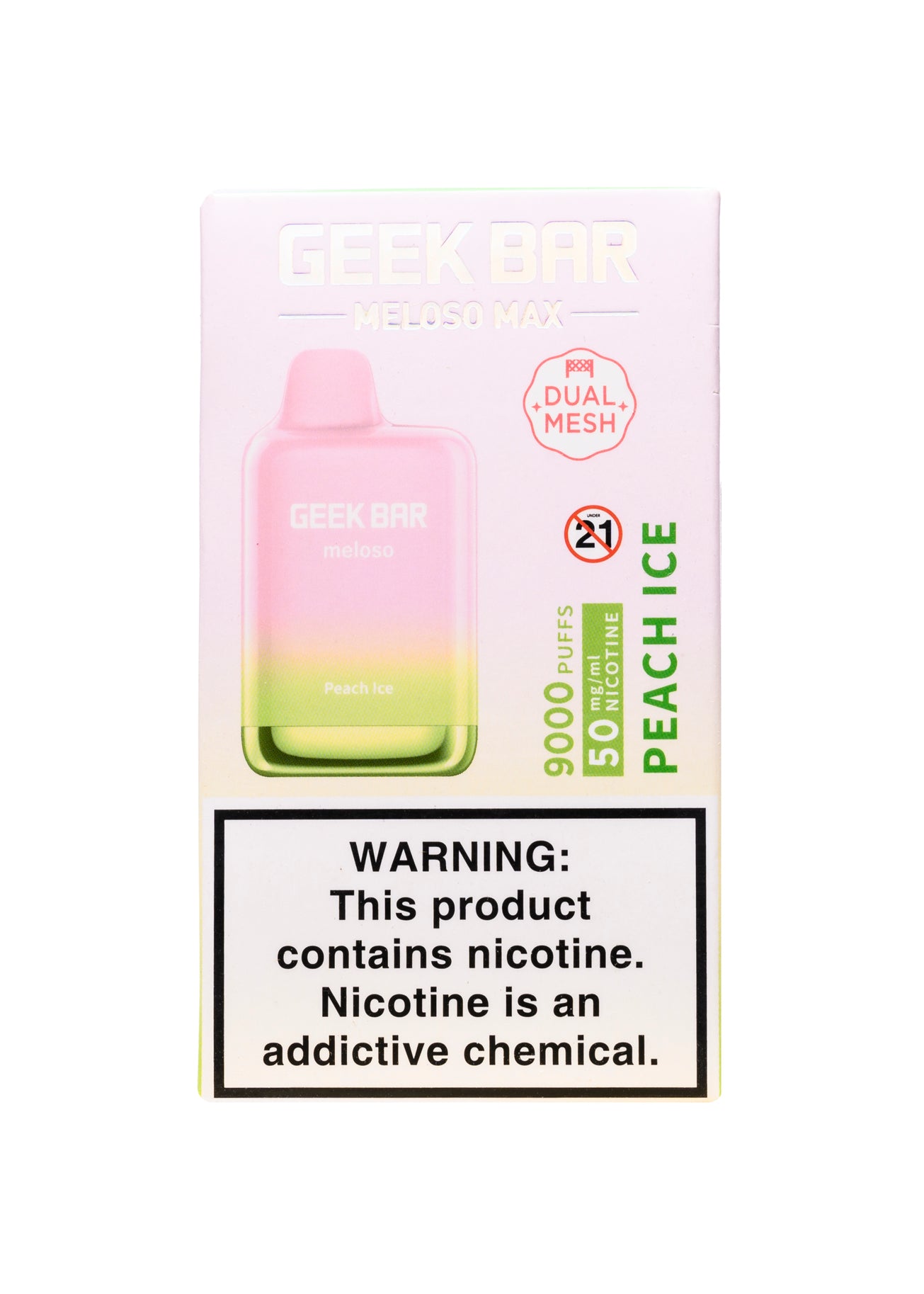 elfbar nachfüll pod läuft aus Geek Bar Meloso Max 9000 Peach Ice