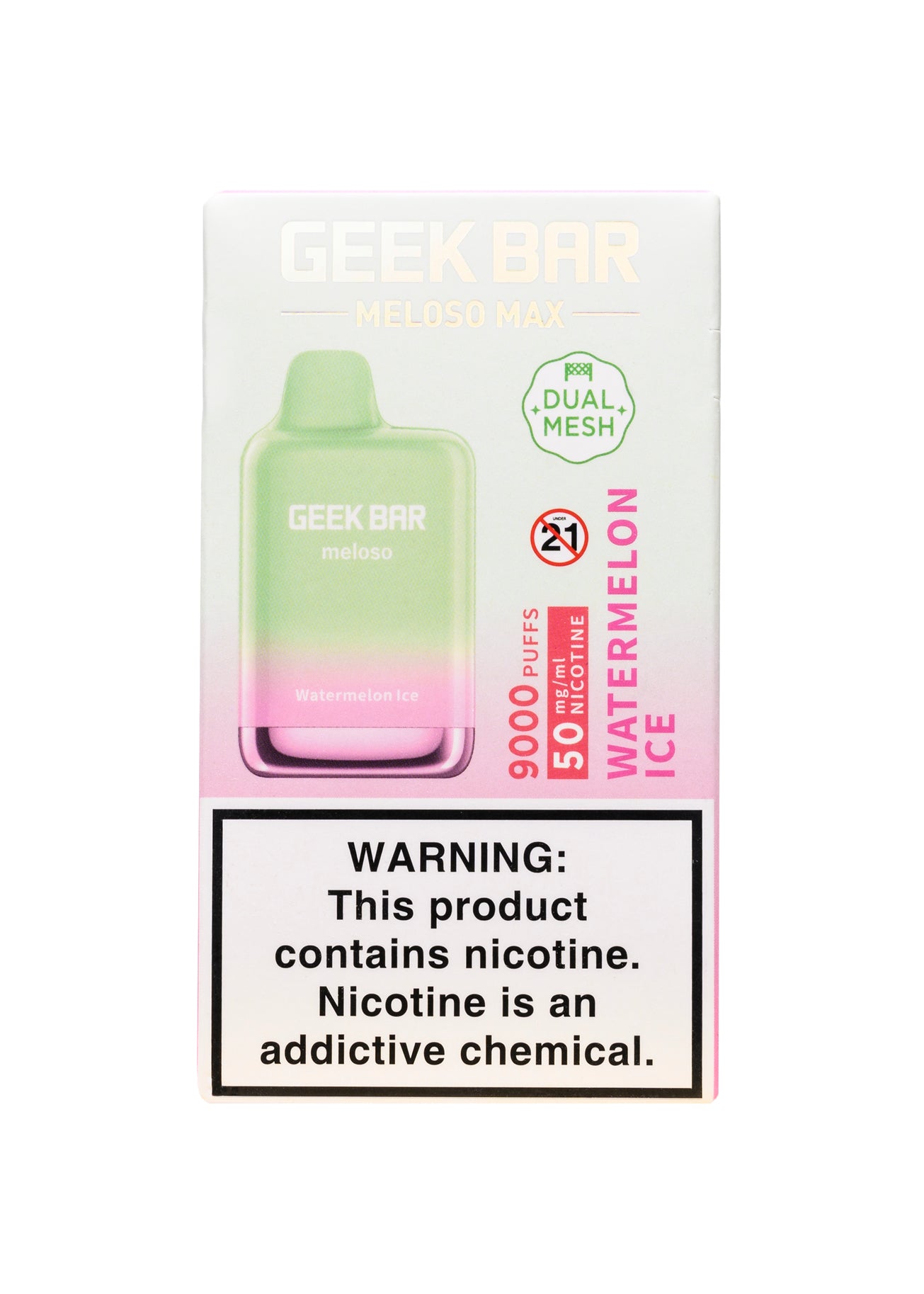 Meloso Vape Watermelon Ice Geek Bar Meloso Max 9000 Watermelon Ice