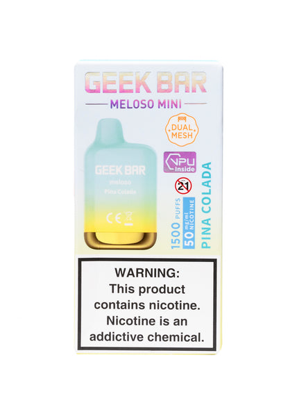 Geek Bar Meloso Mini 1500 Pina Colada | GetPop Geek Bar Meloso Mini 1500 Pina Colada | GetPop