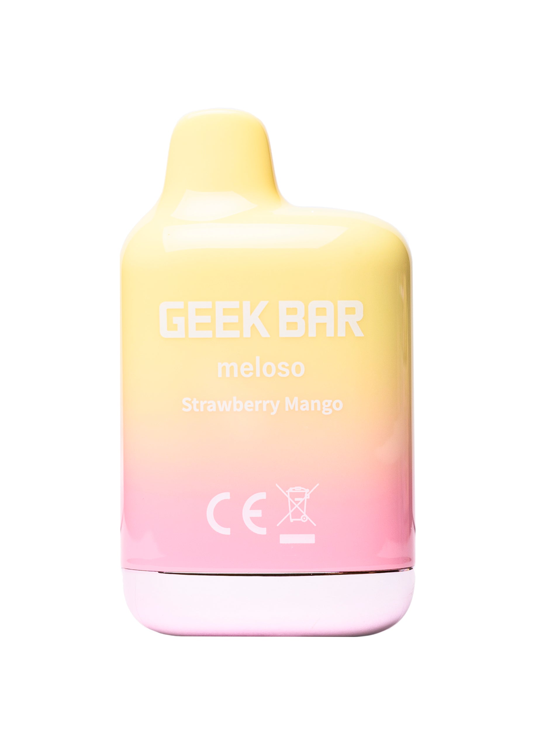 Geek Bar Meloso Mini 1500 Strawberry Mango | GetPop Geek Bar Meloso Mini 1500 Strawberry Mango | GetPop
