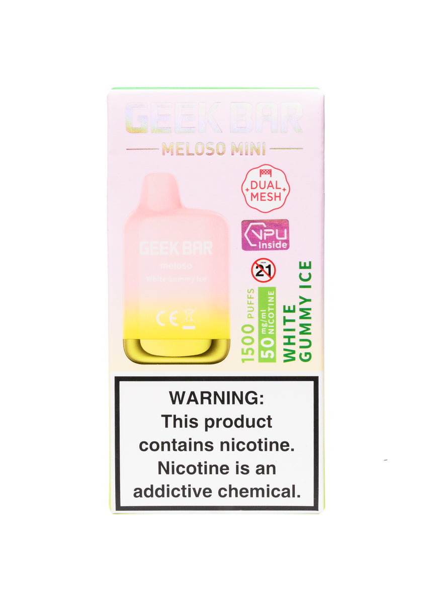 elf bar vape uk What Does Geek Bar White Gummy Ice Taste Like Geek Bar - White Gummy Ice  15000 Puffs-5ct main image 0