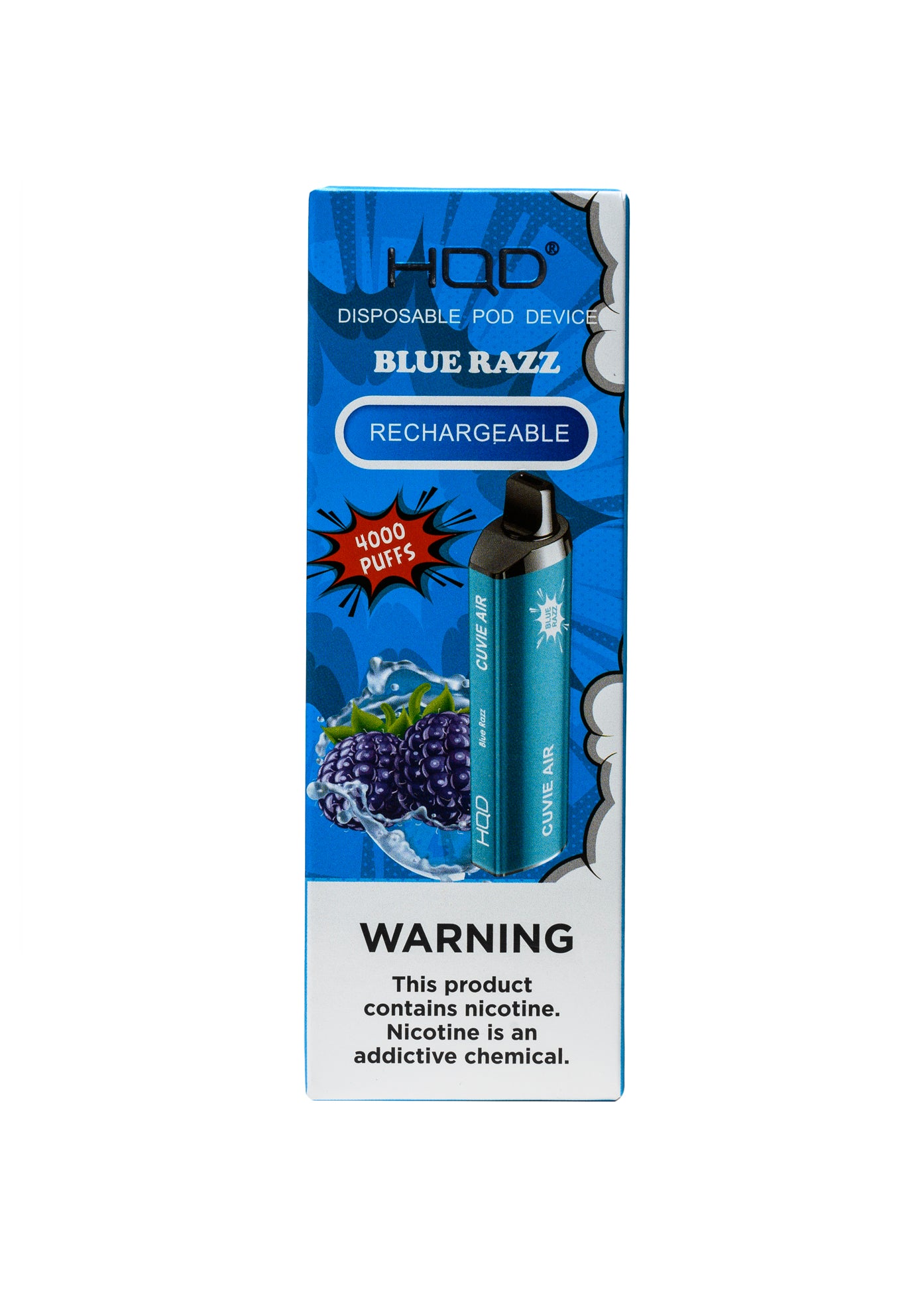 HQD Cuvie Air 4000 Blue Razz