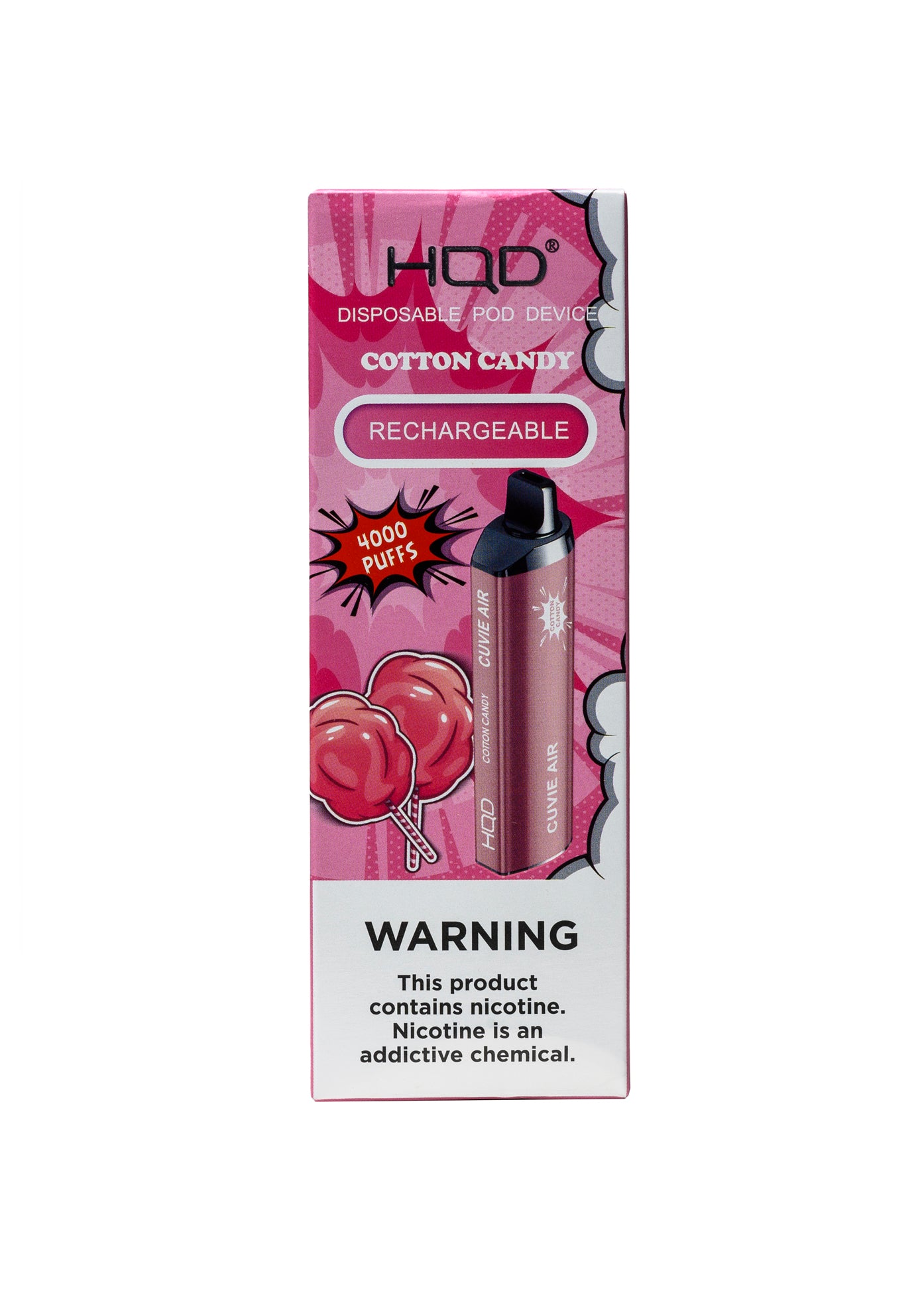 HQD Cuvie Air 4000 Cotton Candy