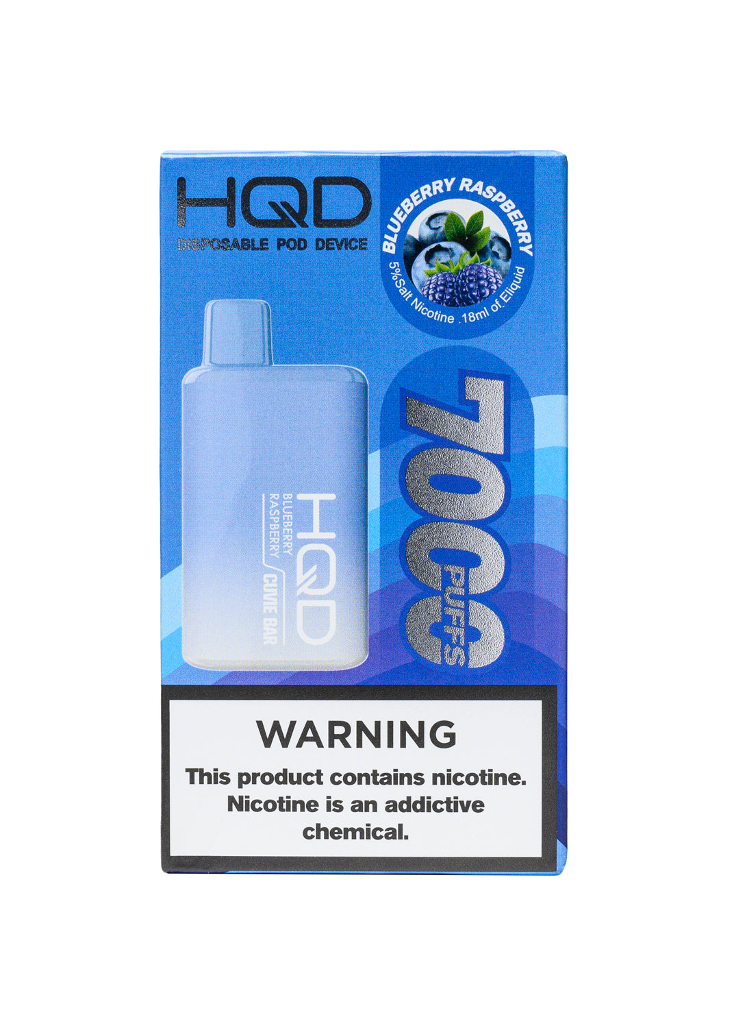 HQD Cuvie Bar 7000 Blueberry Raspberry