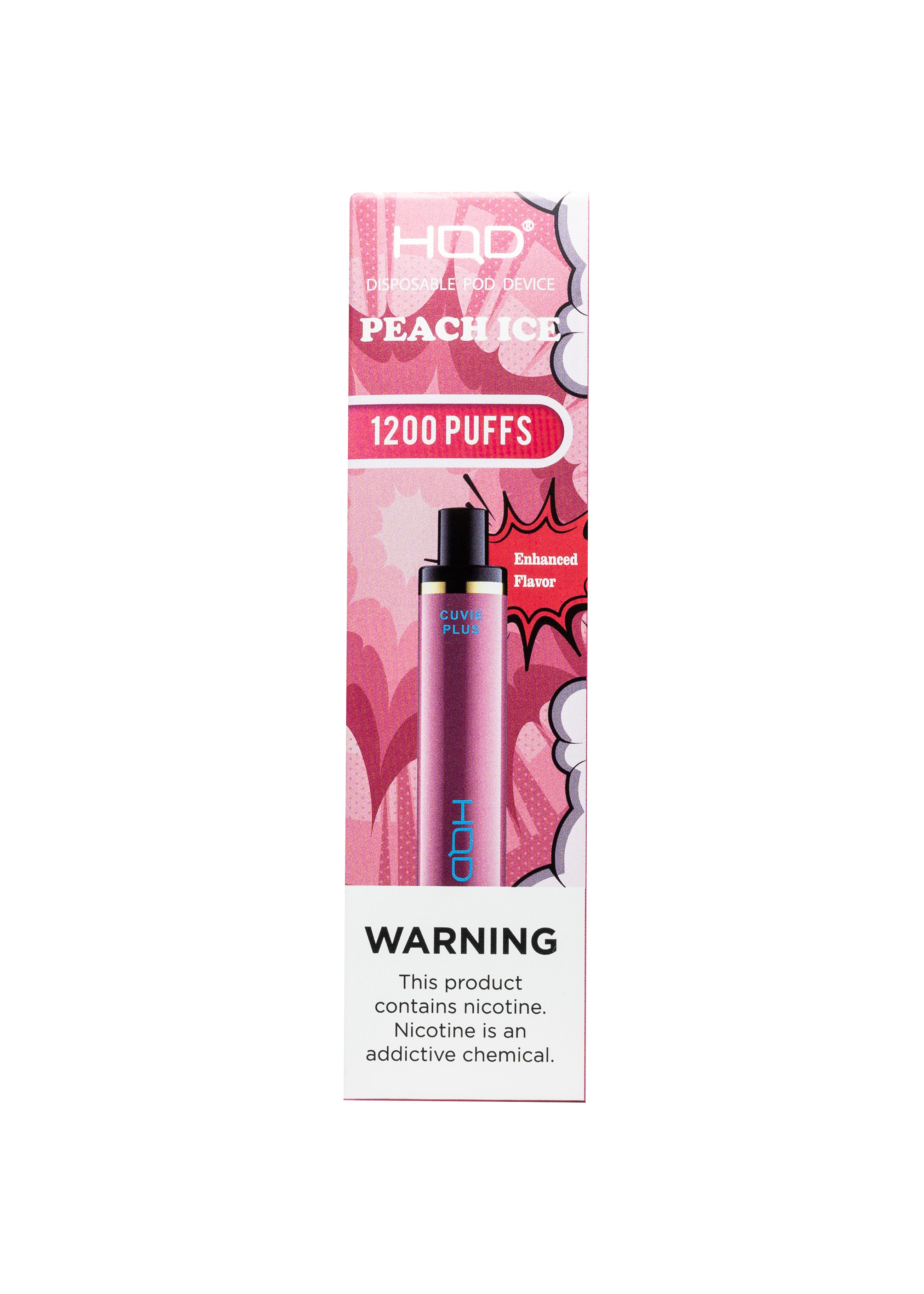 HQD Cuvie Plus Peach Ice | GetPop HQD Cuvie Plus Peach Ice | GetPop