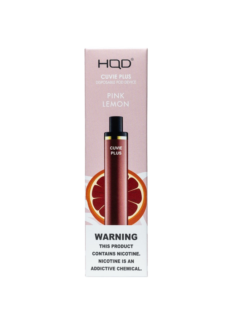 HQD Cuvie Plus Pink Lemon | GetPop HQD Cuvie Plus Pink Lemon | GetPop