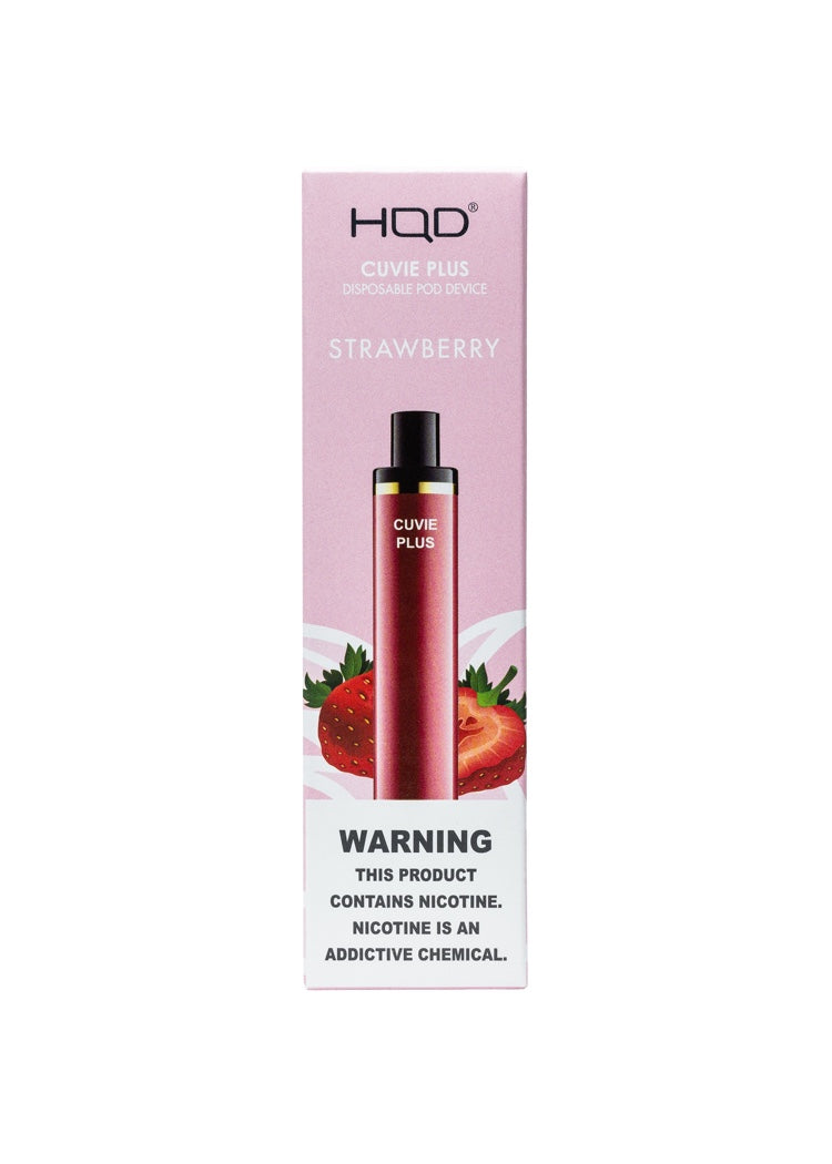HQD Cuvie Plus Strawberry | GetPop HQD Cuvie Plus Strawberry | GetPop