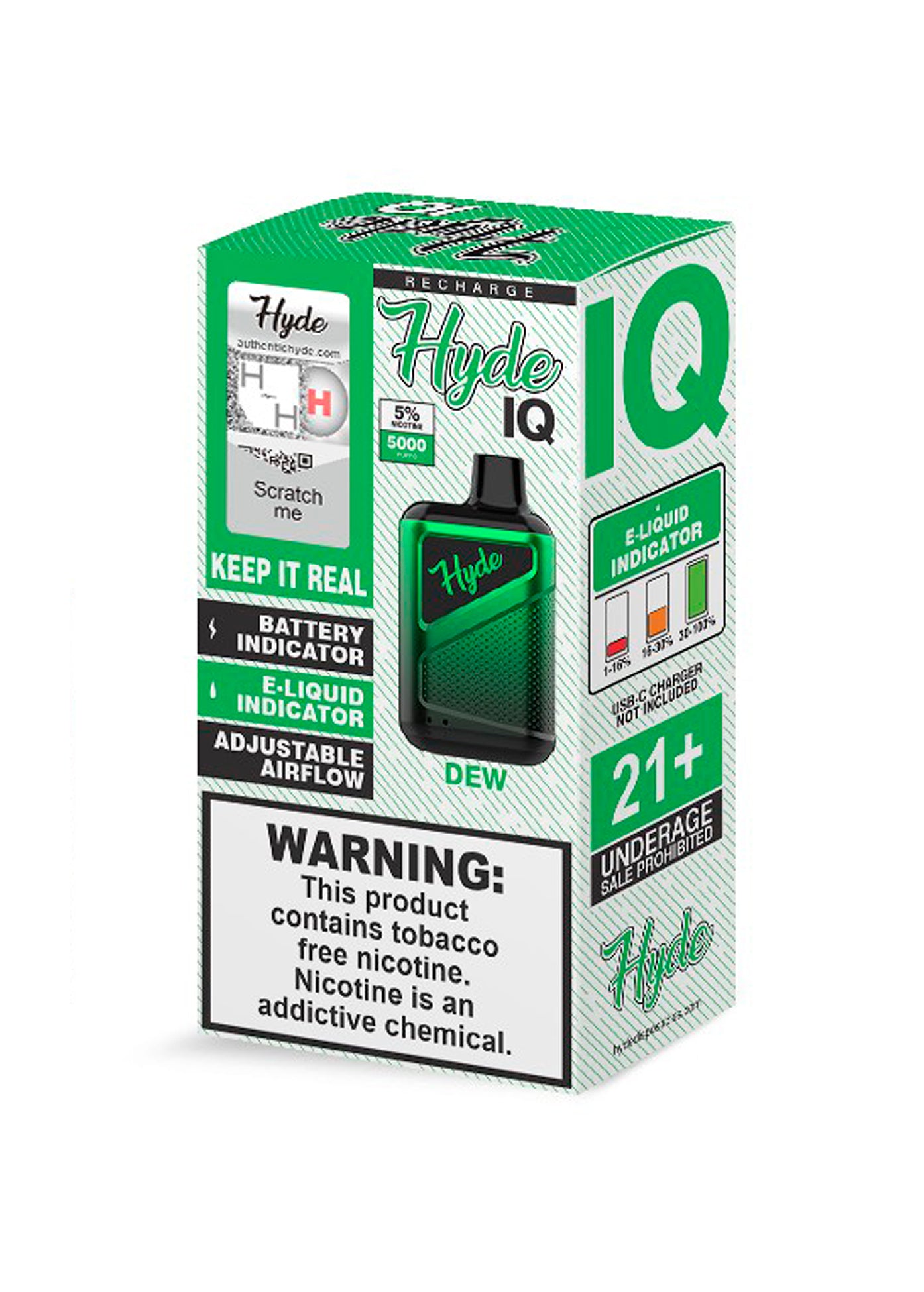 Hyde IQ Recharge Dew | GetPop Hyde IQ Recharge Dew | GetPop