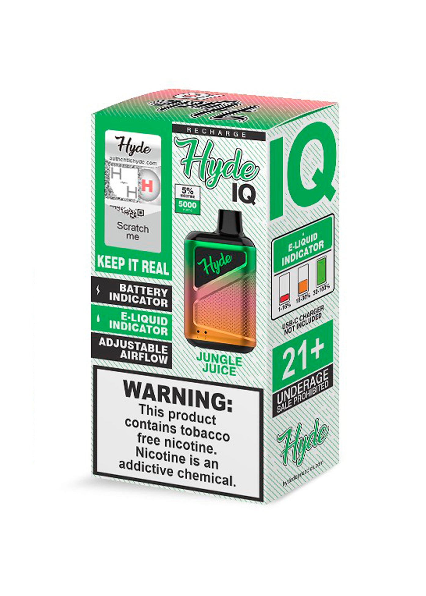 Hyde IQ Recharge Jungle Juice | GetPop Hyde IQ Recharge Jungle Juice | GetPop