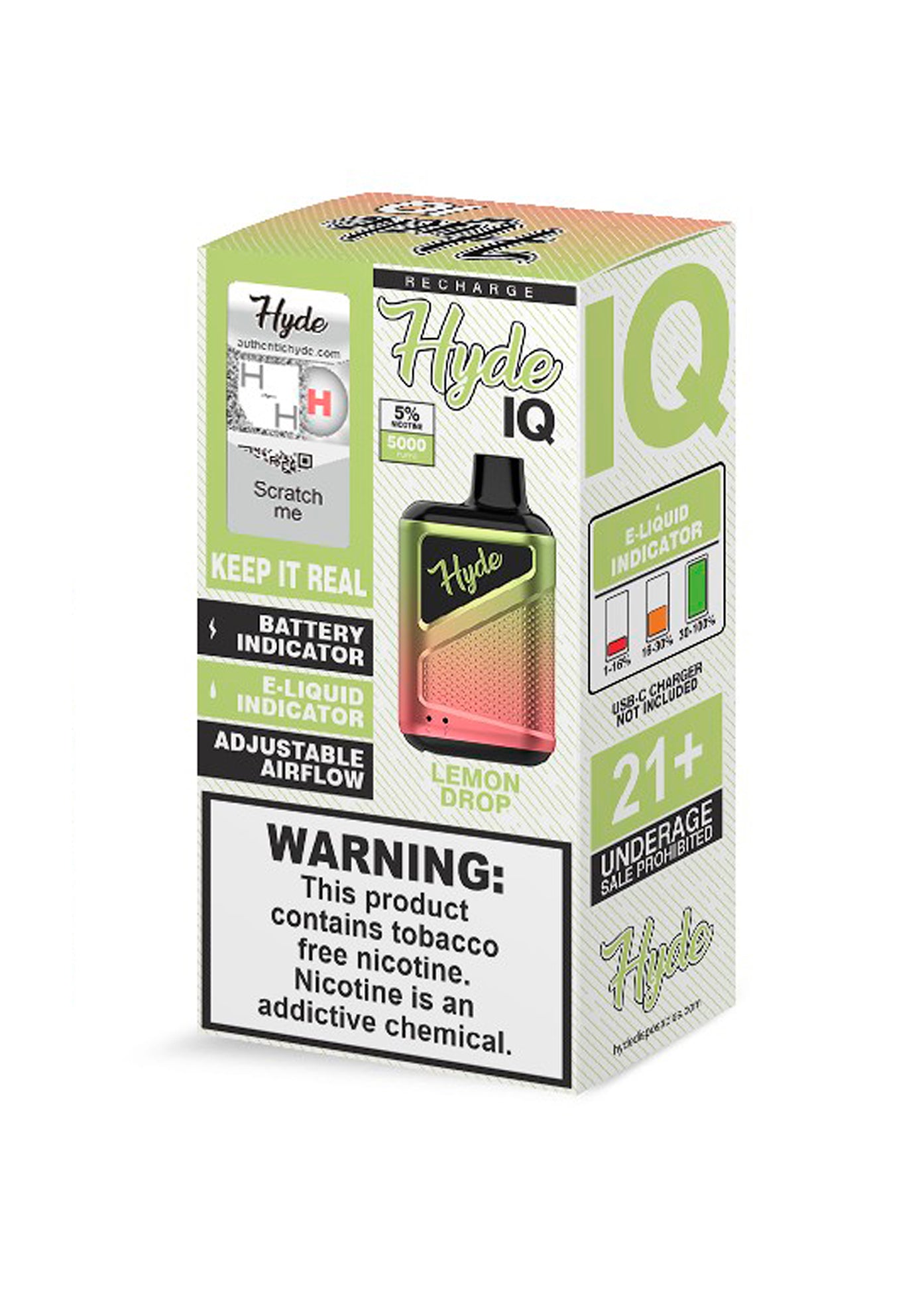 does lost mary make non nicotine vapes Hyde Color Recharge Vapes: 3000+ Puffs, 13 Flavours