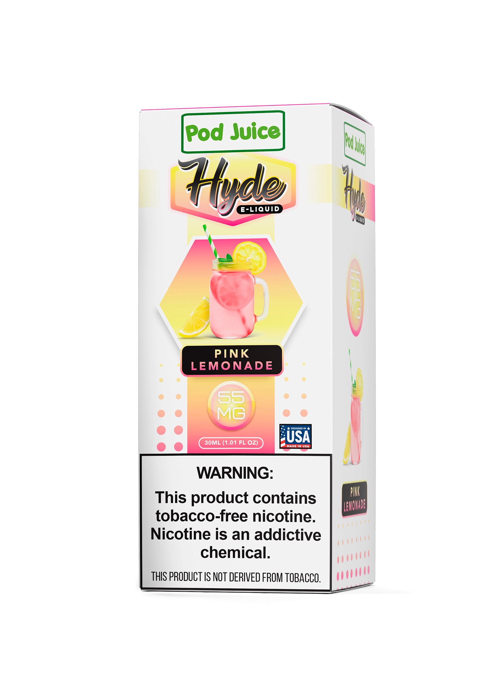 Vape Juice Pink Lemonade Hyde x Pod Juice Salt Pink Lemonade Pink Lemonade  by Coastal Clouds