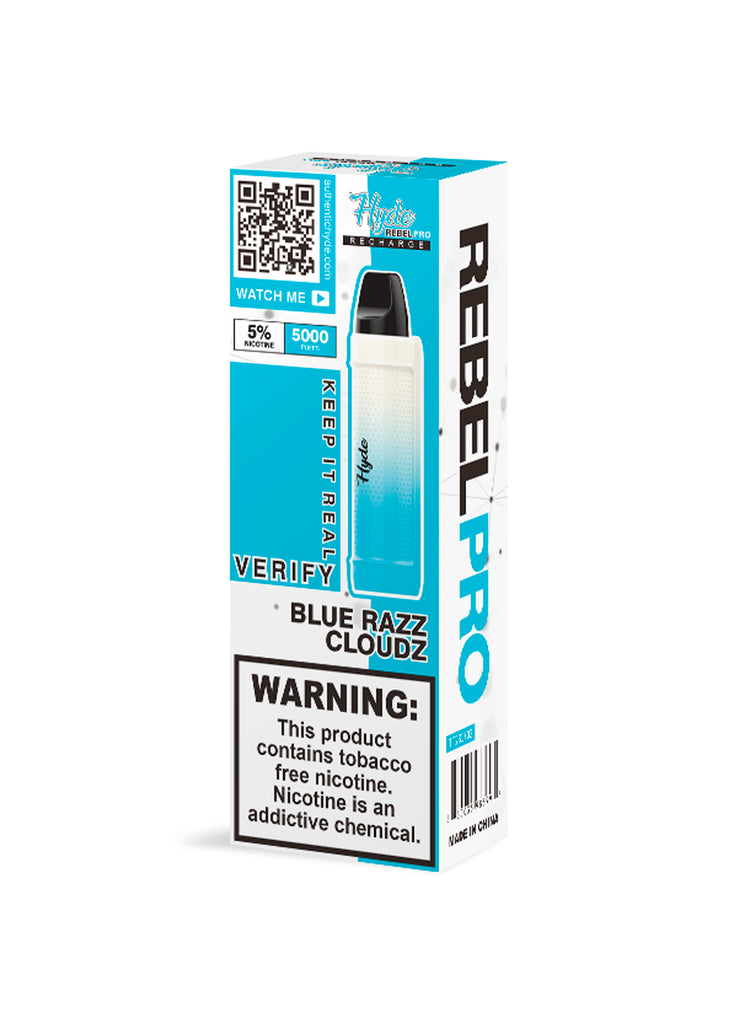 Hyde Rebel Pro Recharge, 5000 Puff Disposable Vape