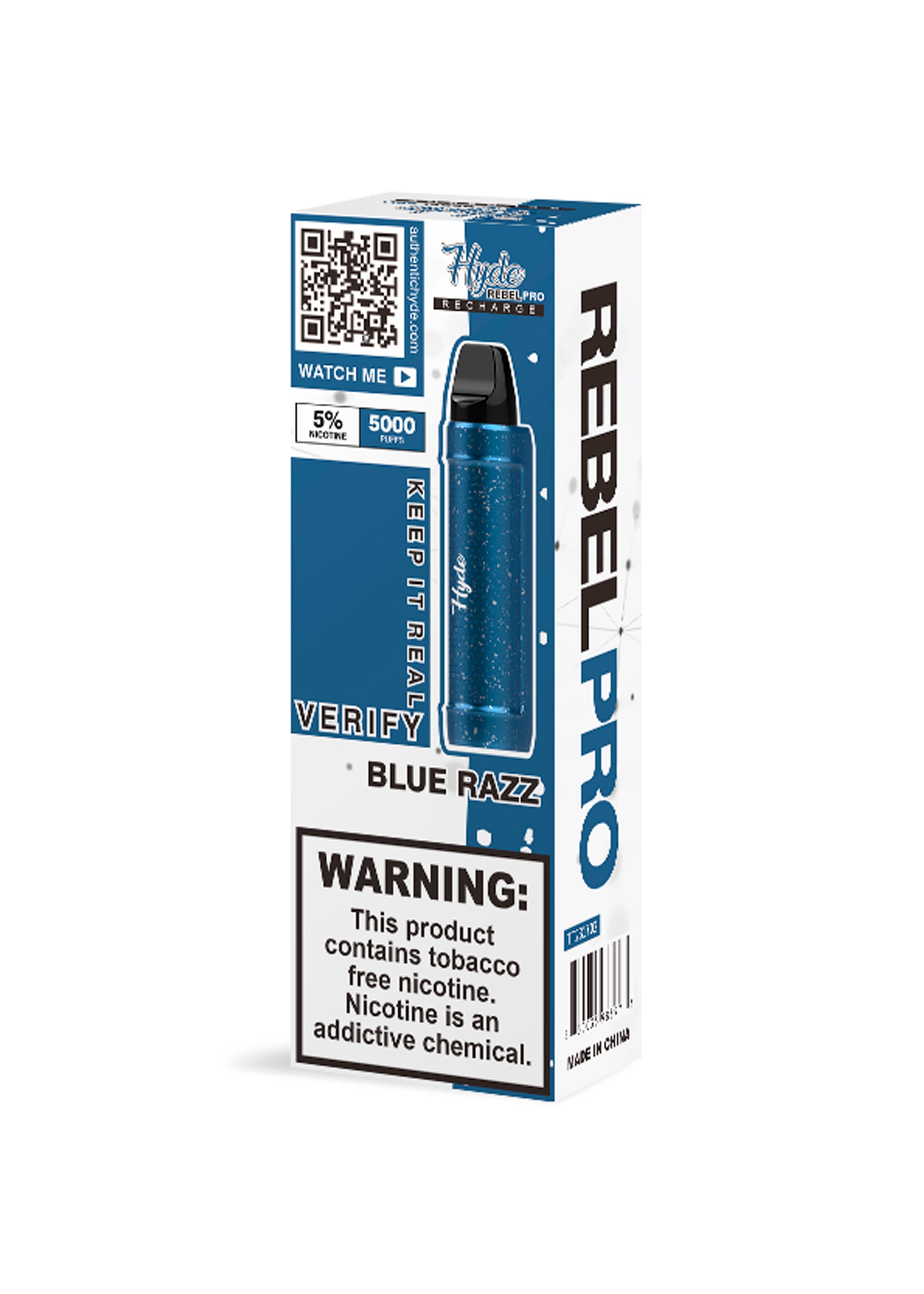 Hyde Rebel Pro 5000 Blue Razz