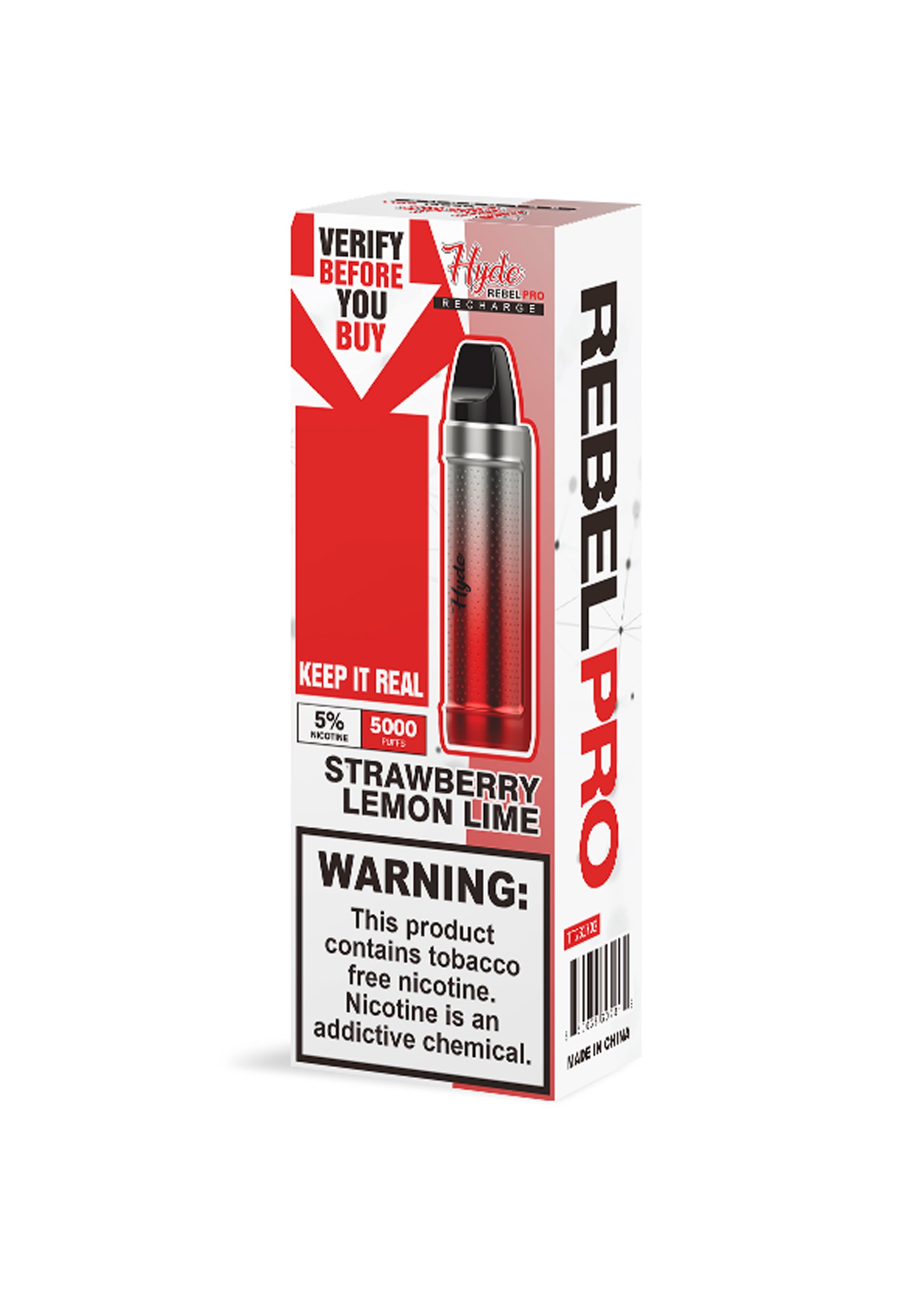 hyde rebel vape Hyde Rebel Pro 5000 Strawberry Lemon Lime