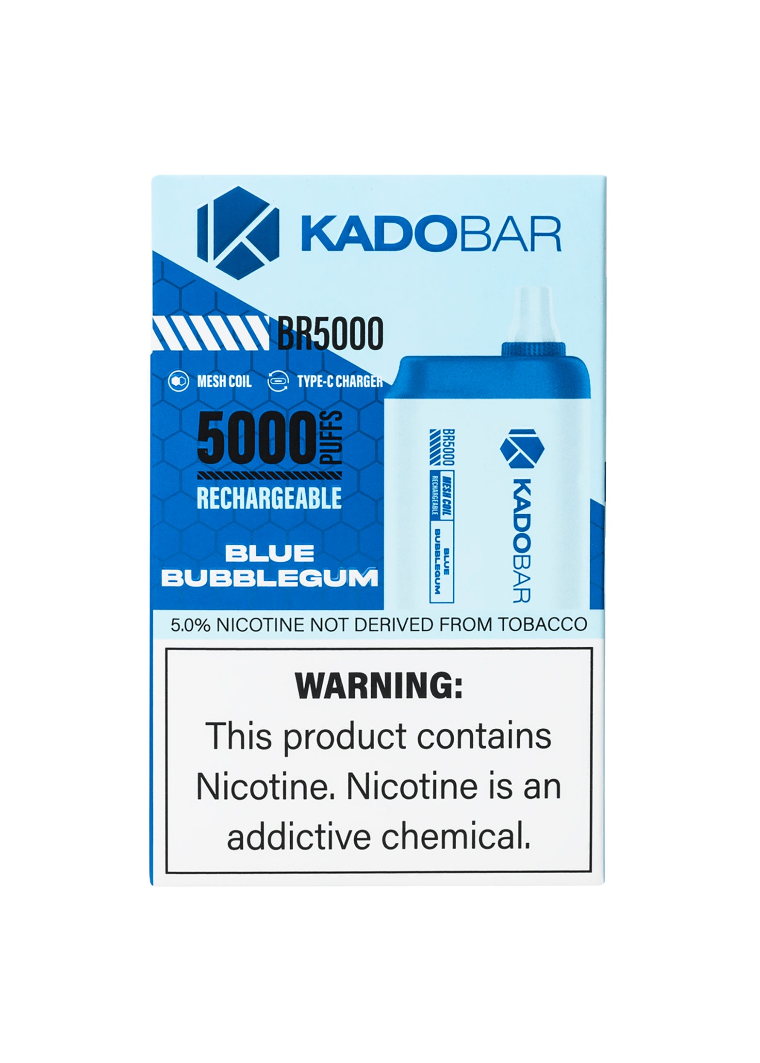 Kado Bar BR5000 Blue Bubblegum | GetPop