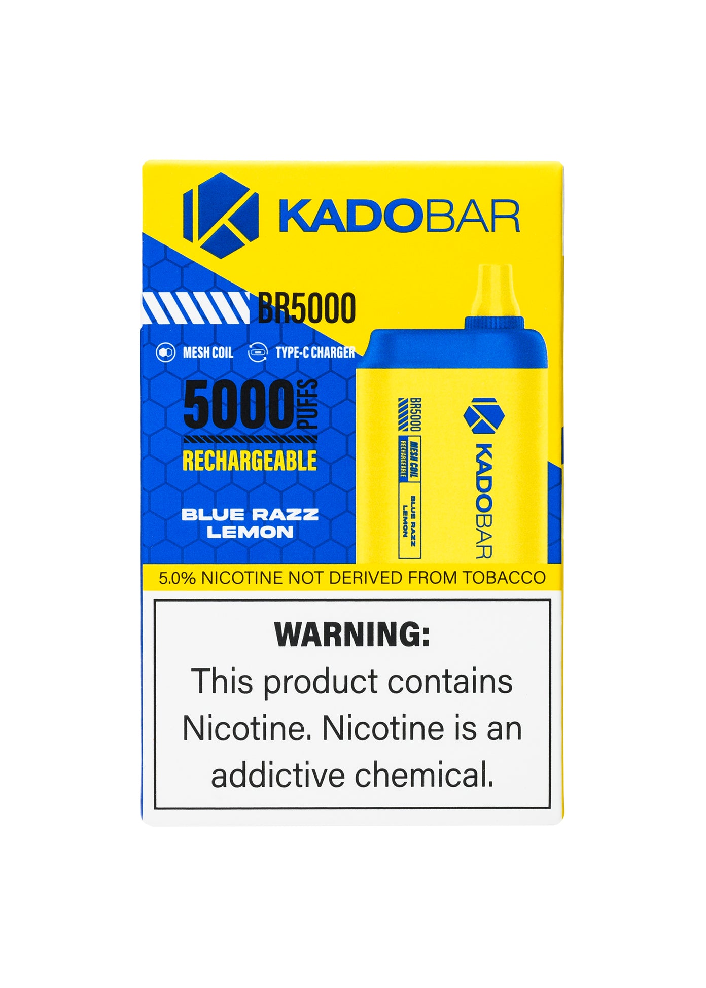 Kado Bar BR5000 Blue Razz Lemon | GetPop