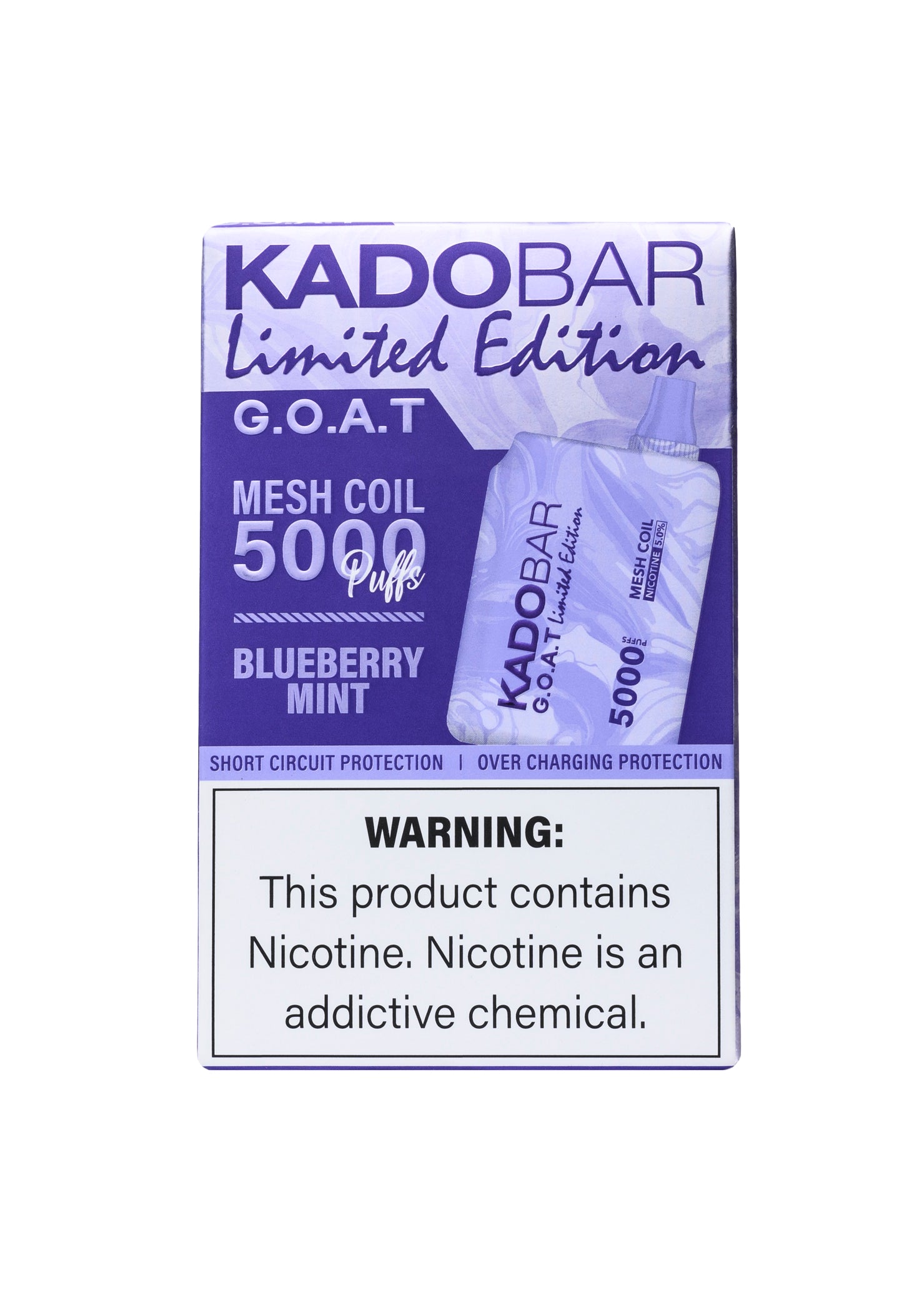 Kado Bar BR5000 Blueberry Mint | GetPop Kado Bar BR5000 Blueberry Mint | GetPop
